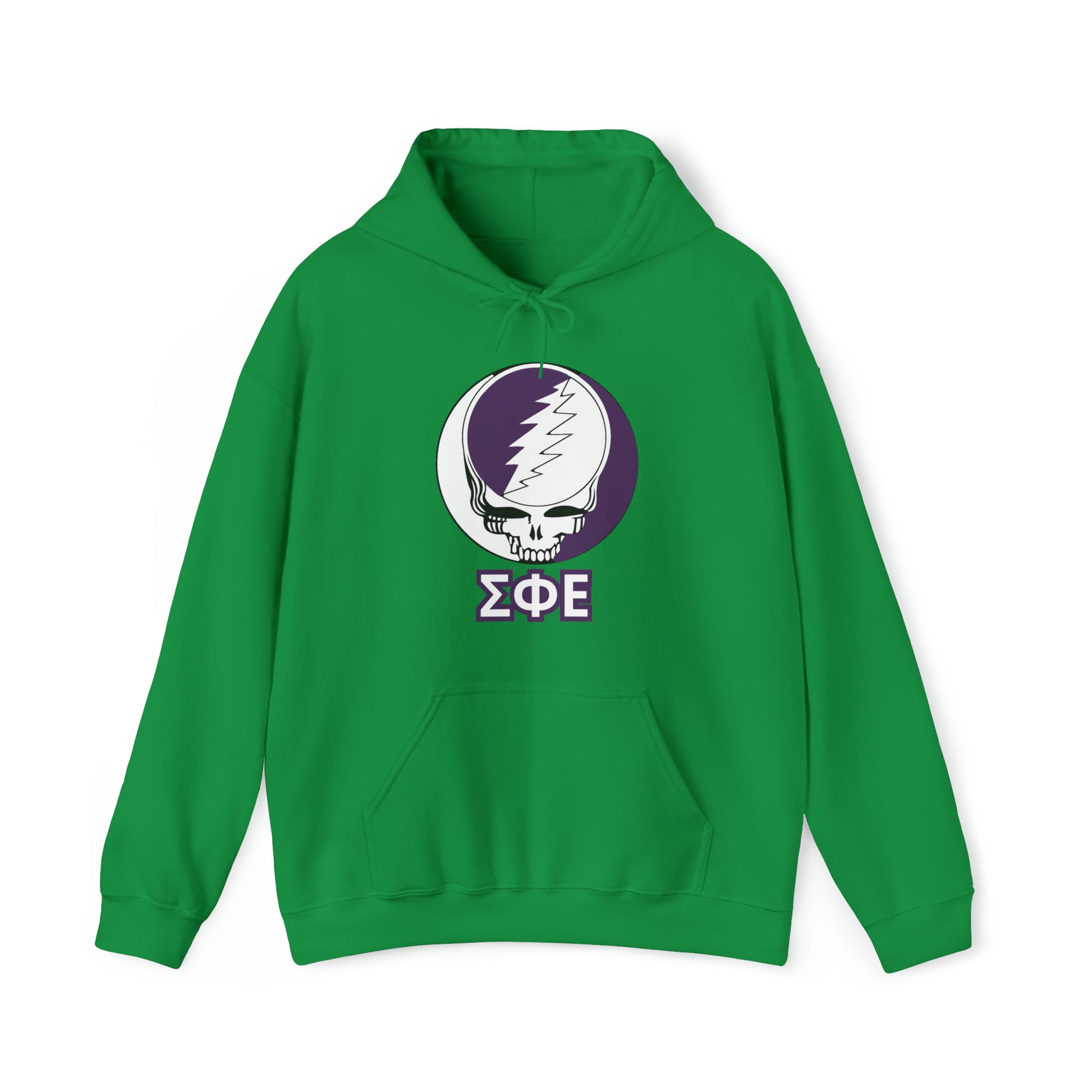 Personalized Sigma Phi Epsilon Grateful Dead Unisex Heavy Blend Hoodie - Hooded Sweatshirt - Add