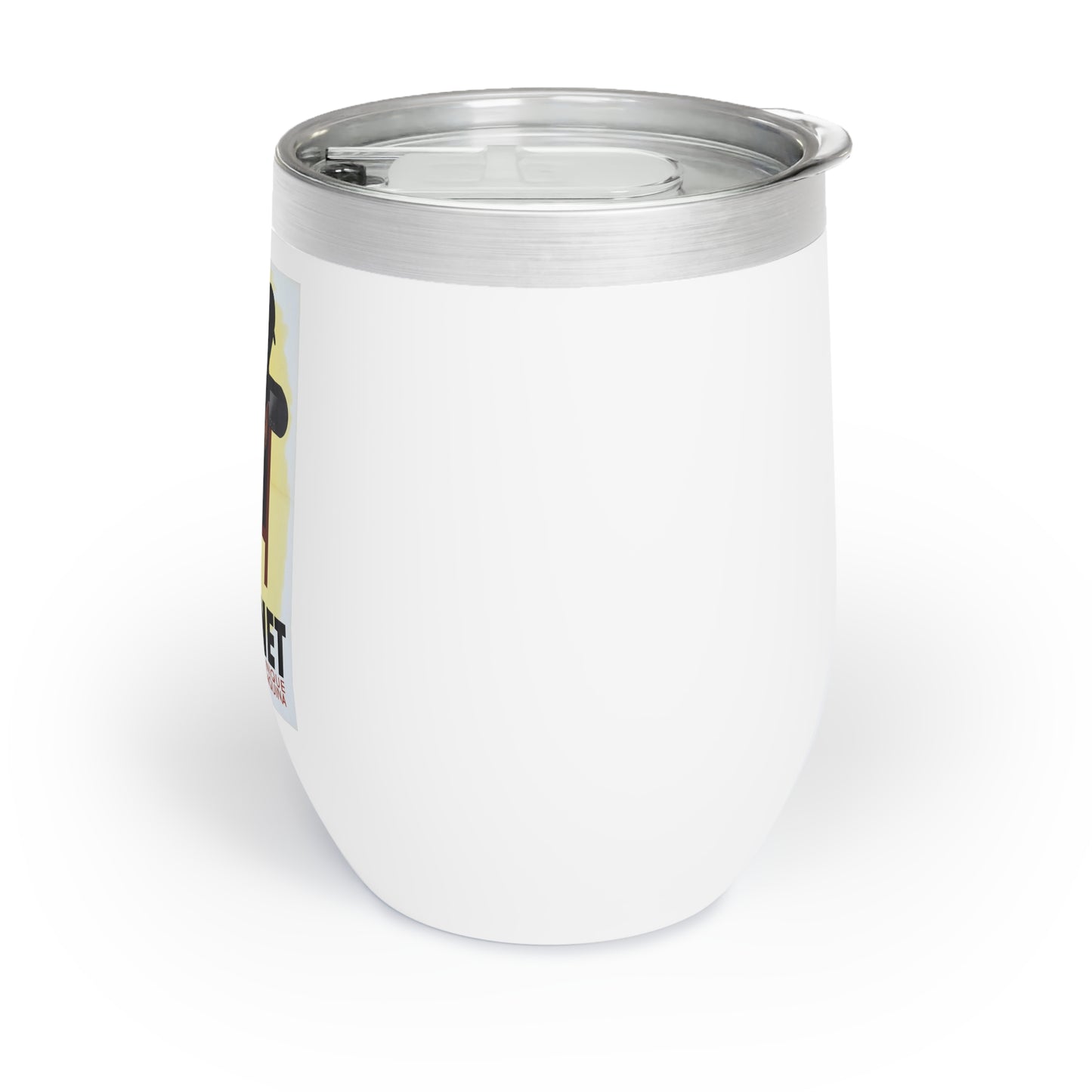 12oz Wine Tumbler - Dubonnet Vin Tonique Vintage Wine Art - Retro - Vacuum-Insulated Hot/Cold