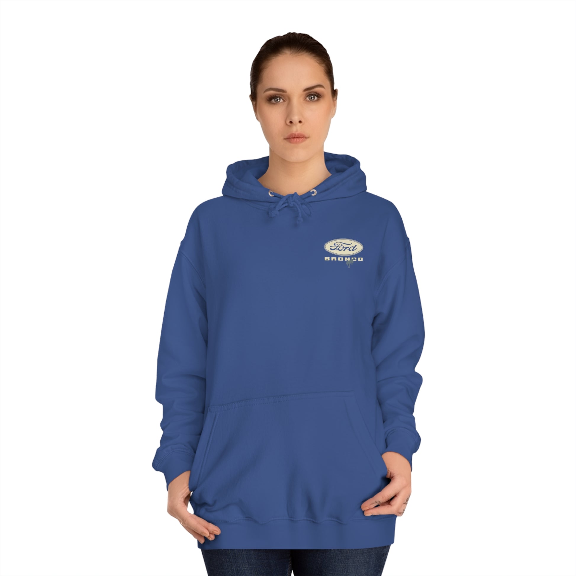 Ford Bronco Unisex College Hoodie - Classic Vintage
