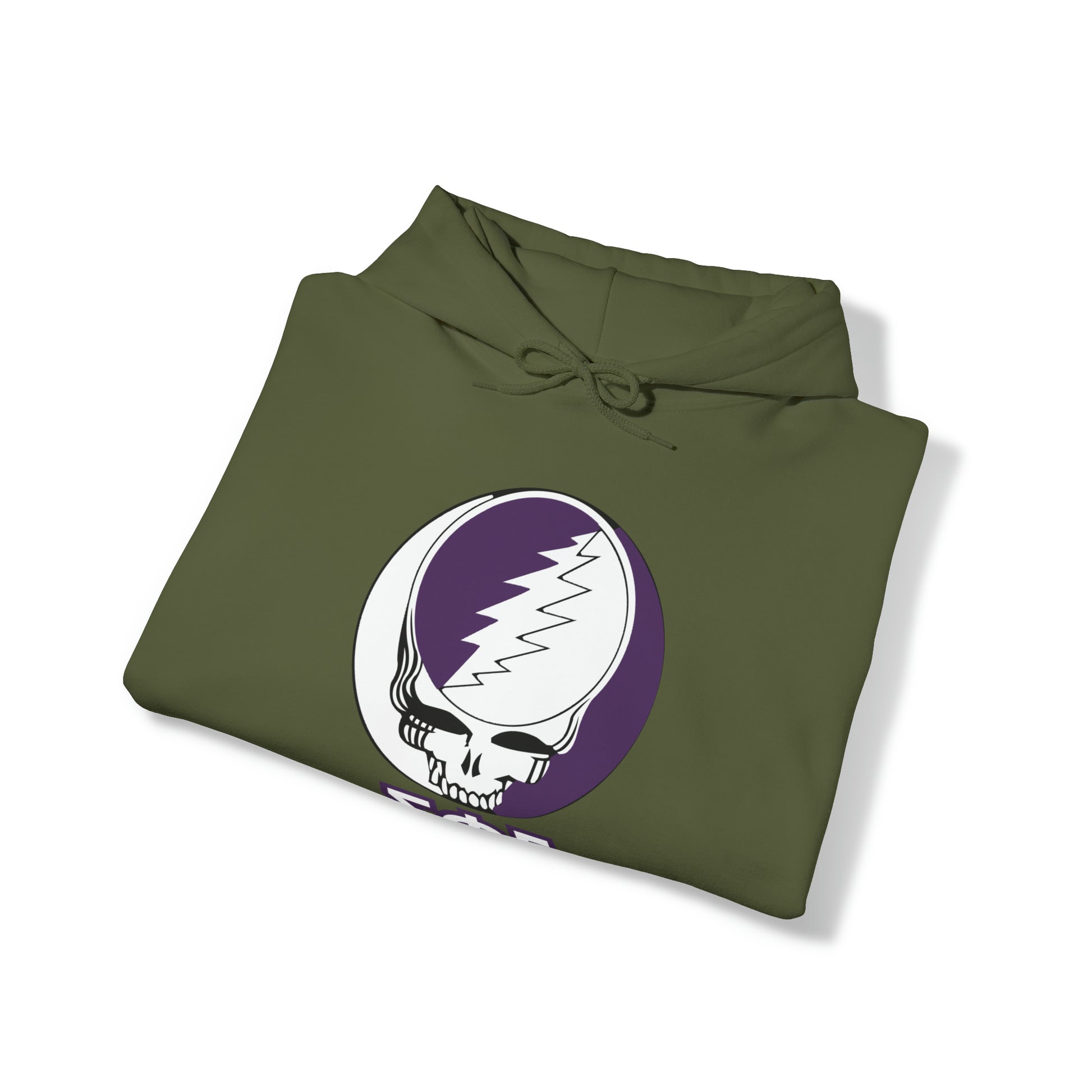 Personalized Sigma Phi Epsilon Grateful Dead Unisex Heavy Blend Hoodie - Hooded Sweatshirt - Add