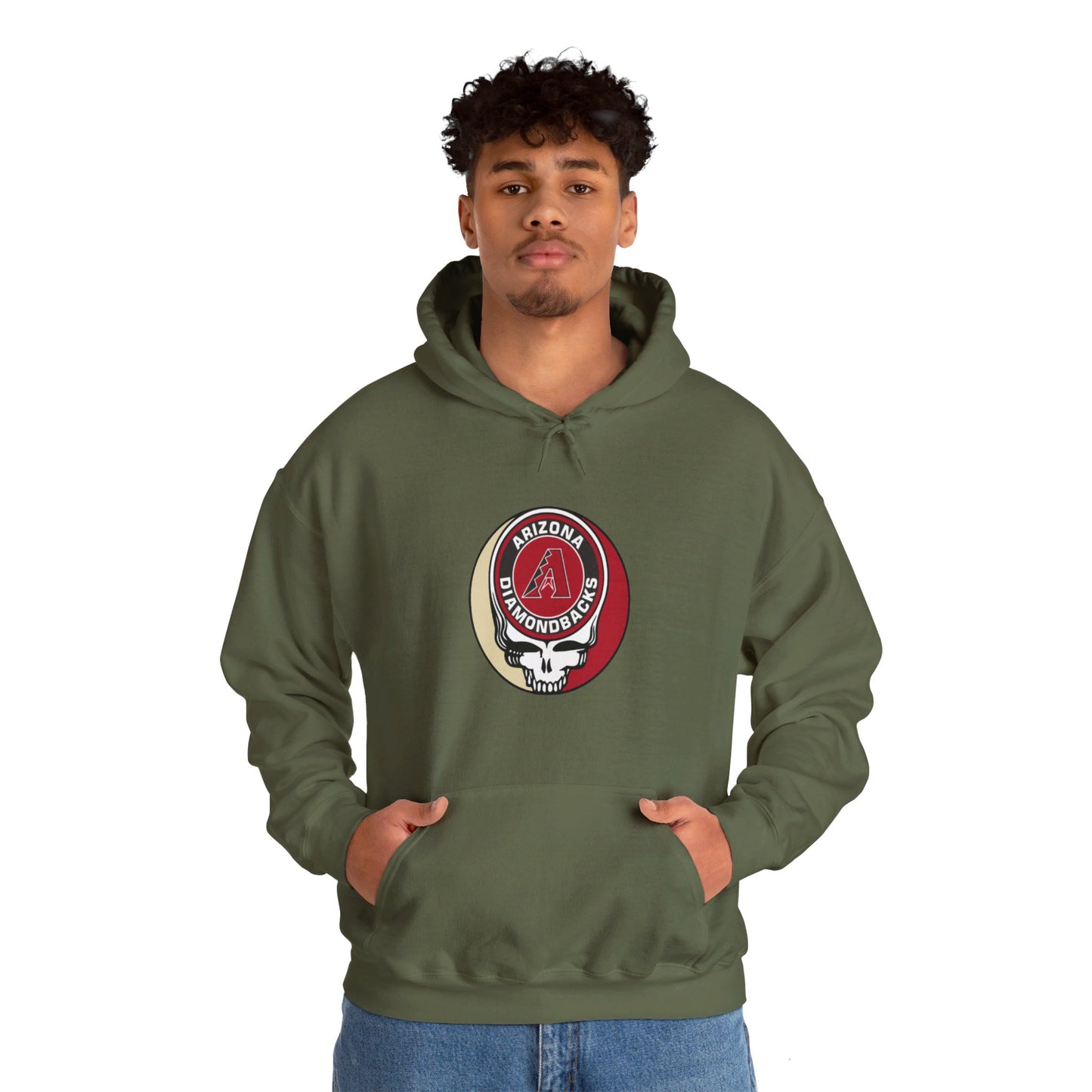 Arizona Diamondbacks Grateful Dead Unisex Heavy Blend Hoodie - Hooded Sweatshirt
