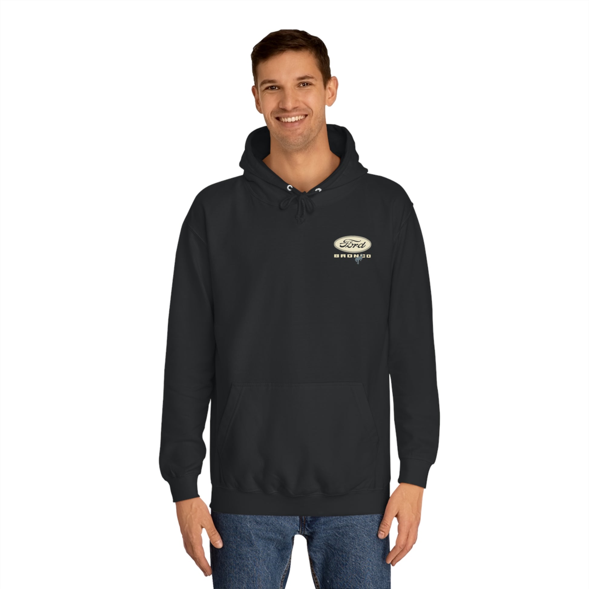 Ford Bronco Unisex College Hoodie - Classic Vintage