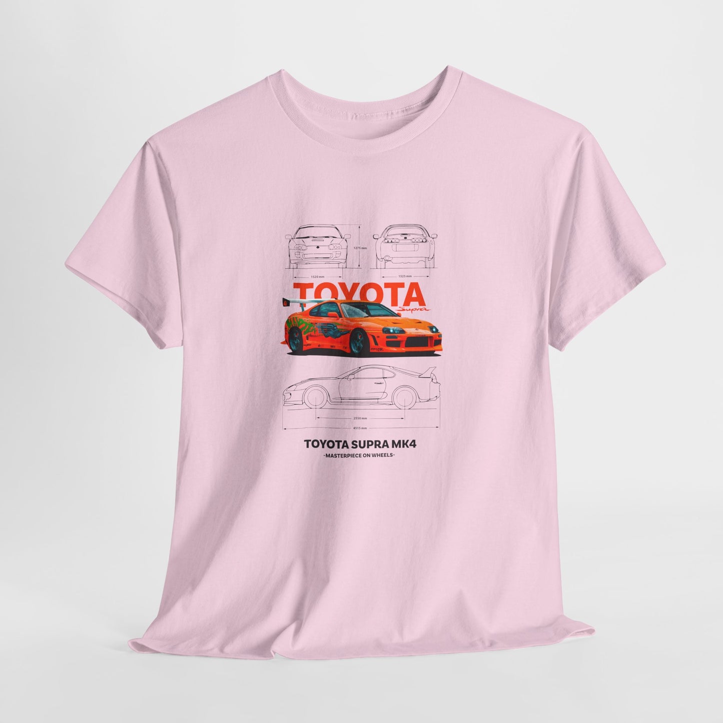 Toyota Supra MK4 Blueprint Collection Unisex Cotton Tee