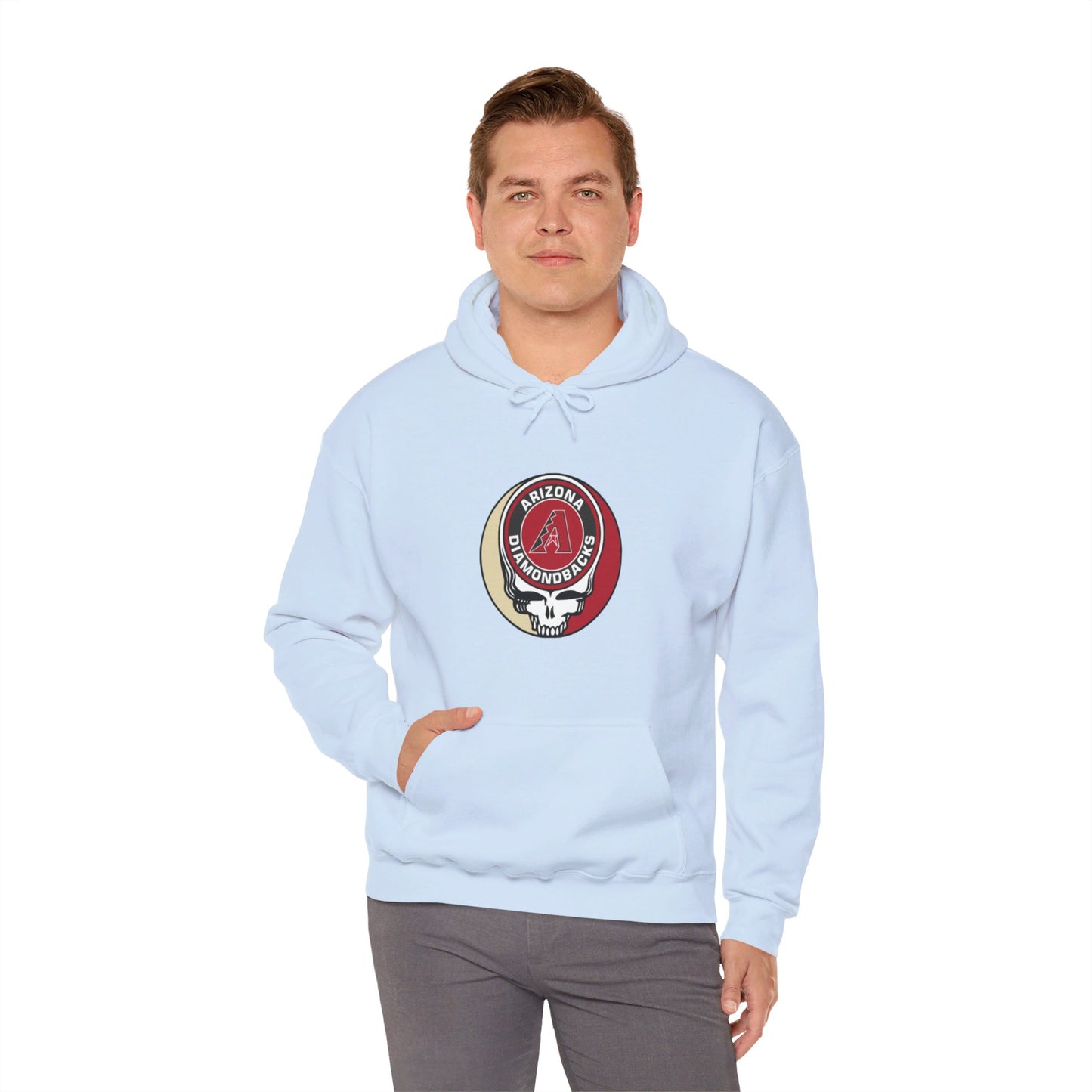 Arizona Diamondbacks Grateful Dead Unisex Heavy Blend Hoodie - Hooded Sweatshirt