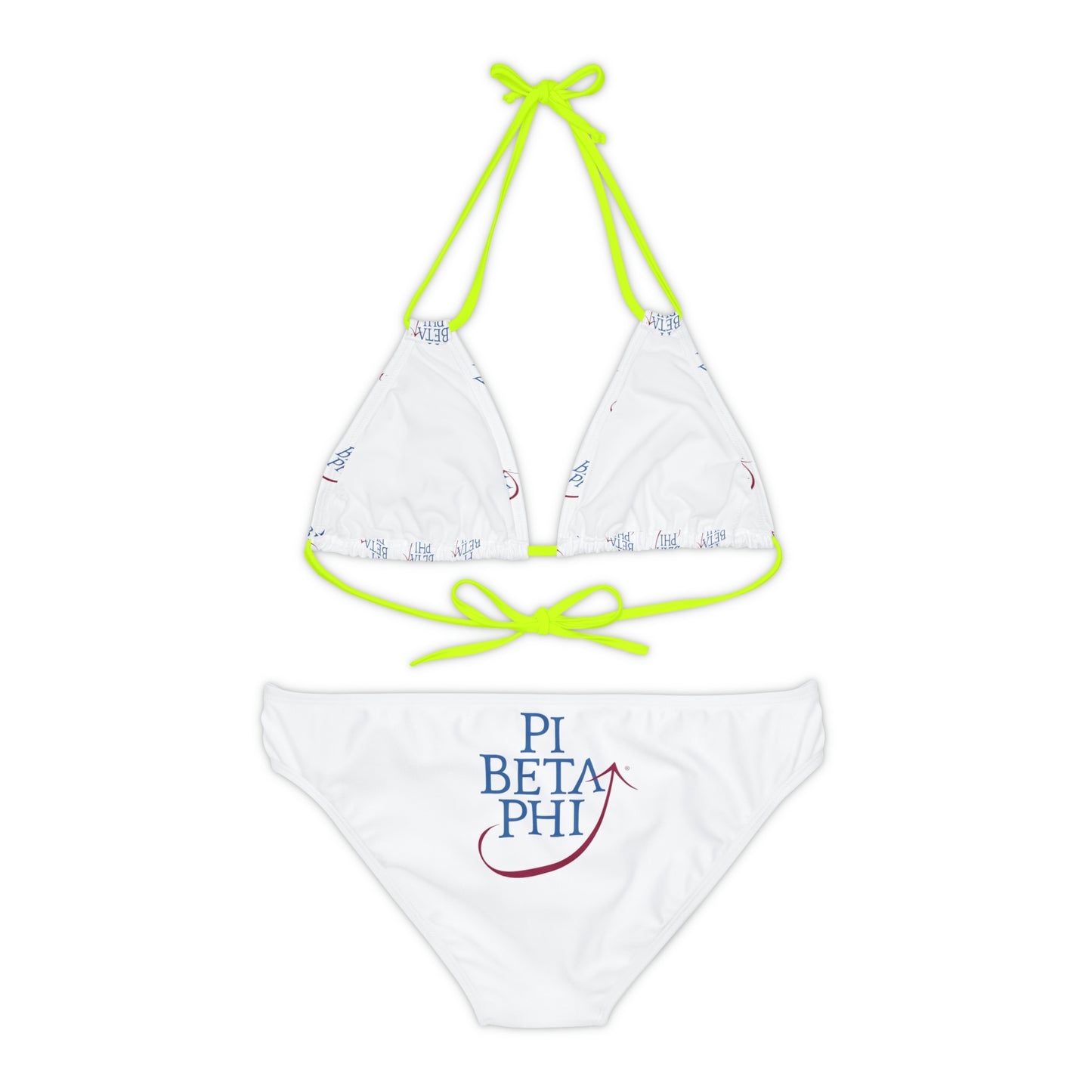 Pi Beta Phi Sorority Strappy Bikini Set - Beach, Pool, Summer