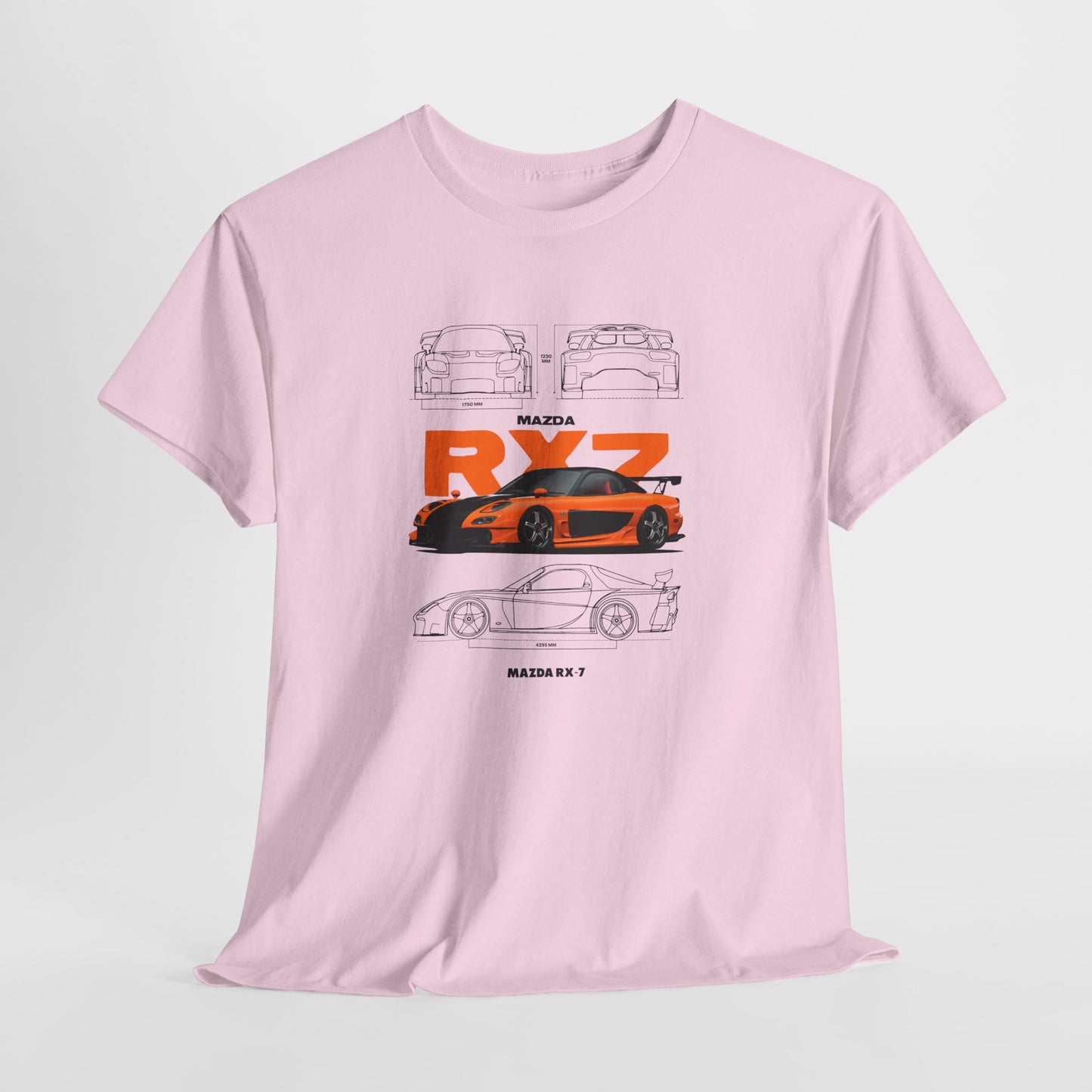 Mazda RX7 Blueprint Collection Unisex Cotton Tee