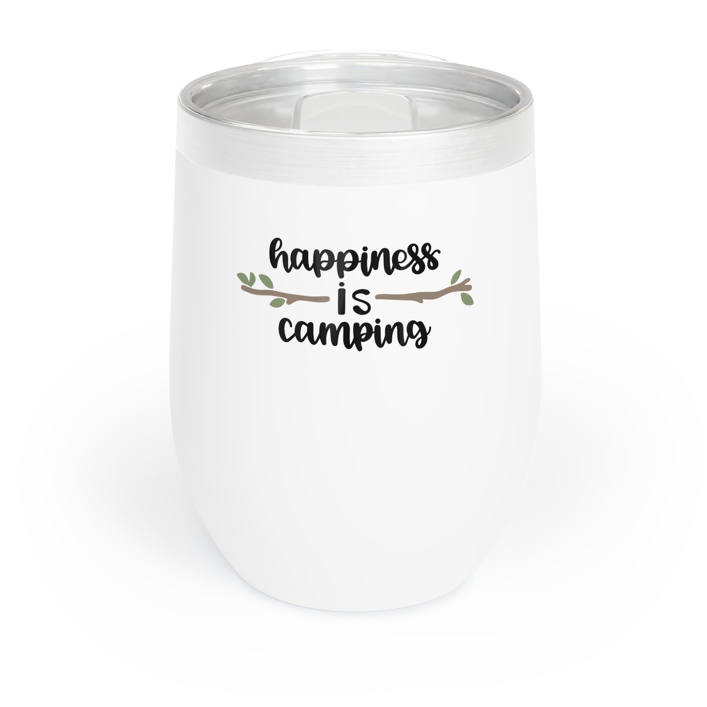 12oz Wine Tumbler - Happiness