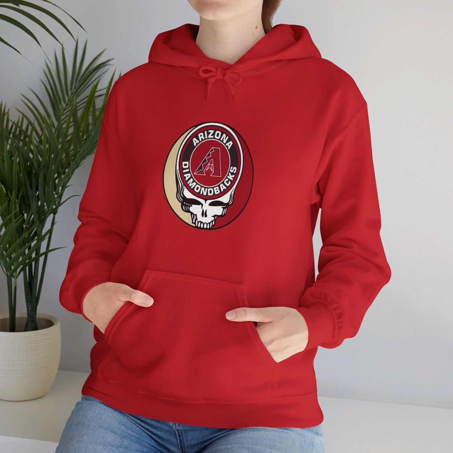 Arizona Diamondbacks Grateful Dead Unisex Heavy Blend Hoodie - Hooded Sweatshirt