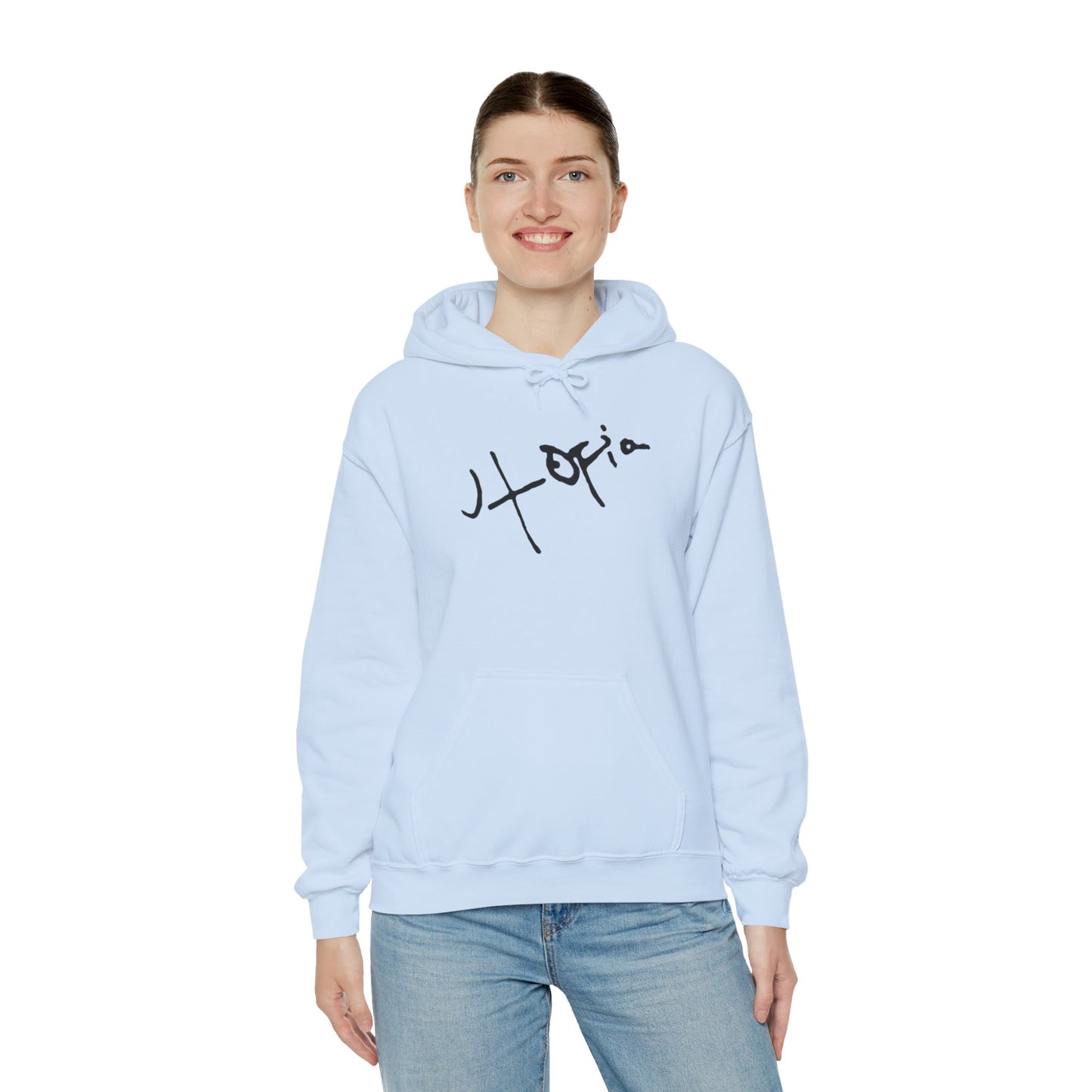 Personalized Travis Scott Utopia Unisex Heavy Blend Hoodie - Hooded Sweatshirt - Add A Name On The Back For Free!