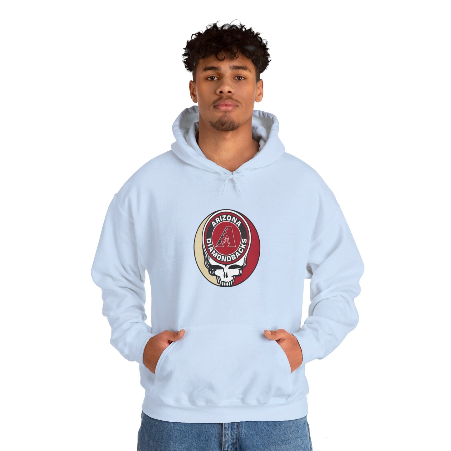 Arizona Diamondbacks Grateful Dead Unisex Heavy Blend Hoodie - Hooded Sweatshirt