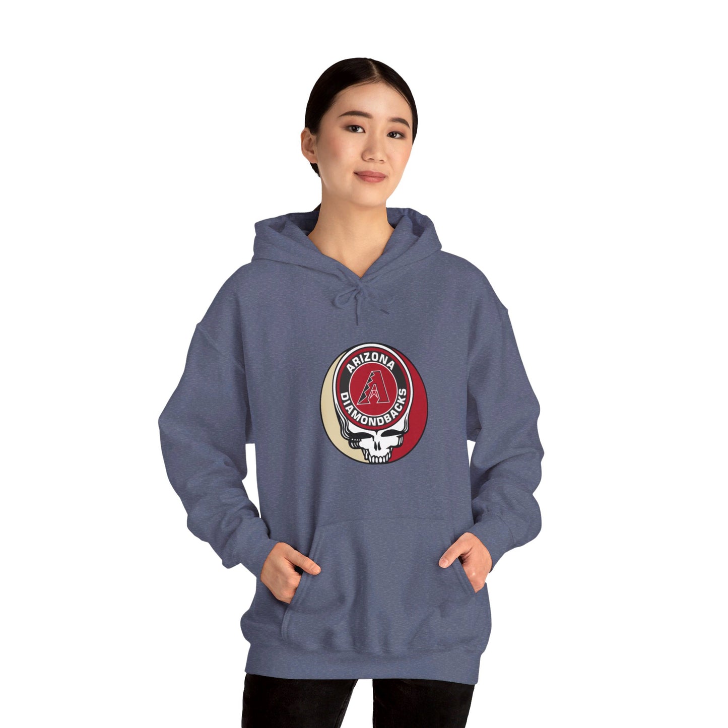 Arizona Diamondbacks Grateful Dead Unisex Heavy Blend Hoodie - Hooded Sweatshirt
