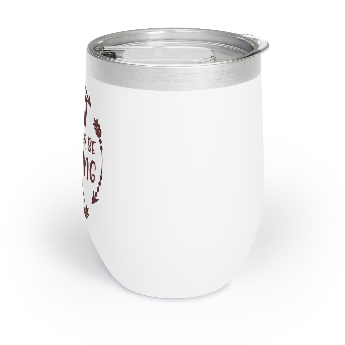 I'd Rather Be Camping 12oz Wine Tumbler