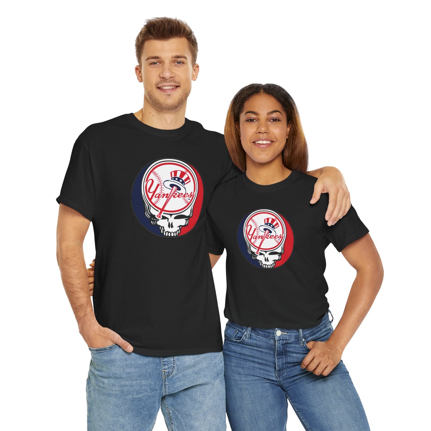 New York Yankees Grateful Dead Steal Your Face T-Shirt - MLB