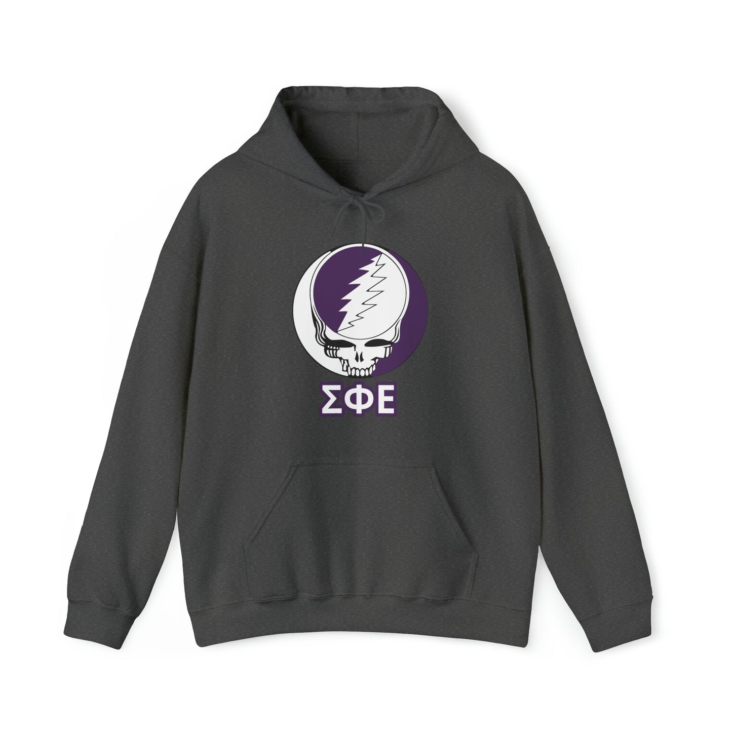 Personalized Sigma Phi Epsilon Grateful Dead Unisex Heavy Blend Hoodie - Hooded Sweatshirt - Add