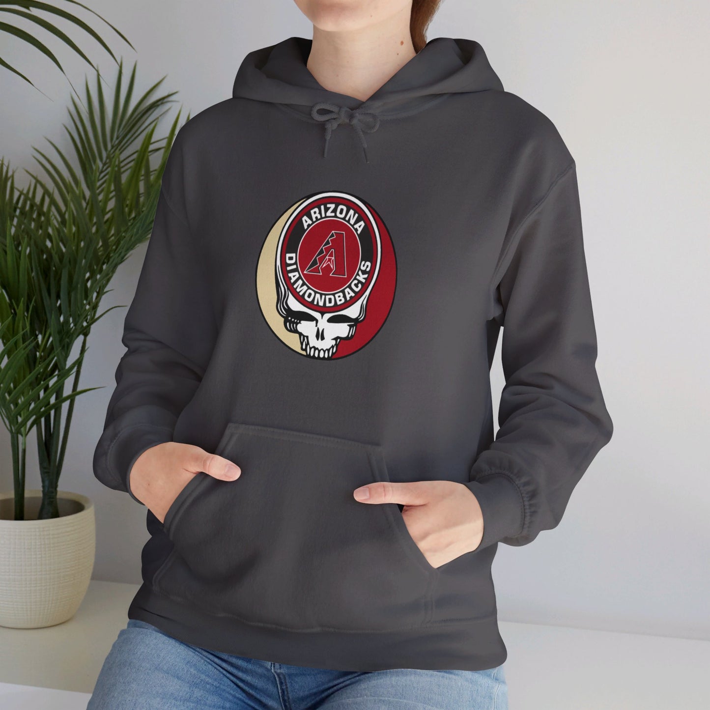 Arizona Diamondbacks Grateful Dead Unisex Heavy Blend Hoodie - Hooded Sweatshirt