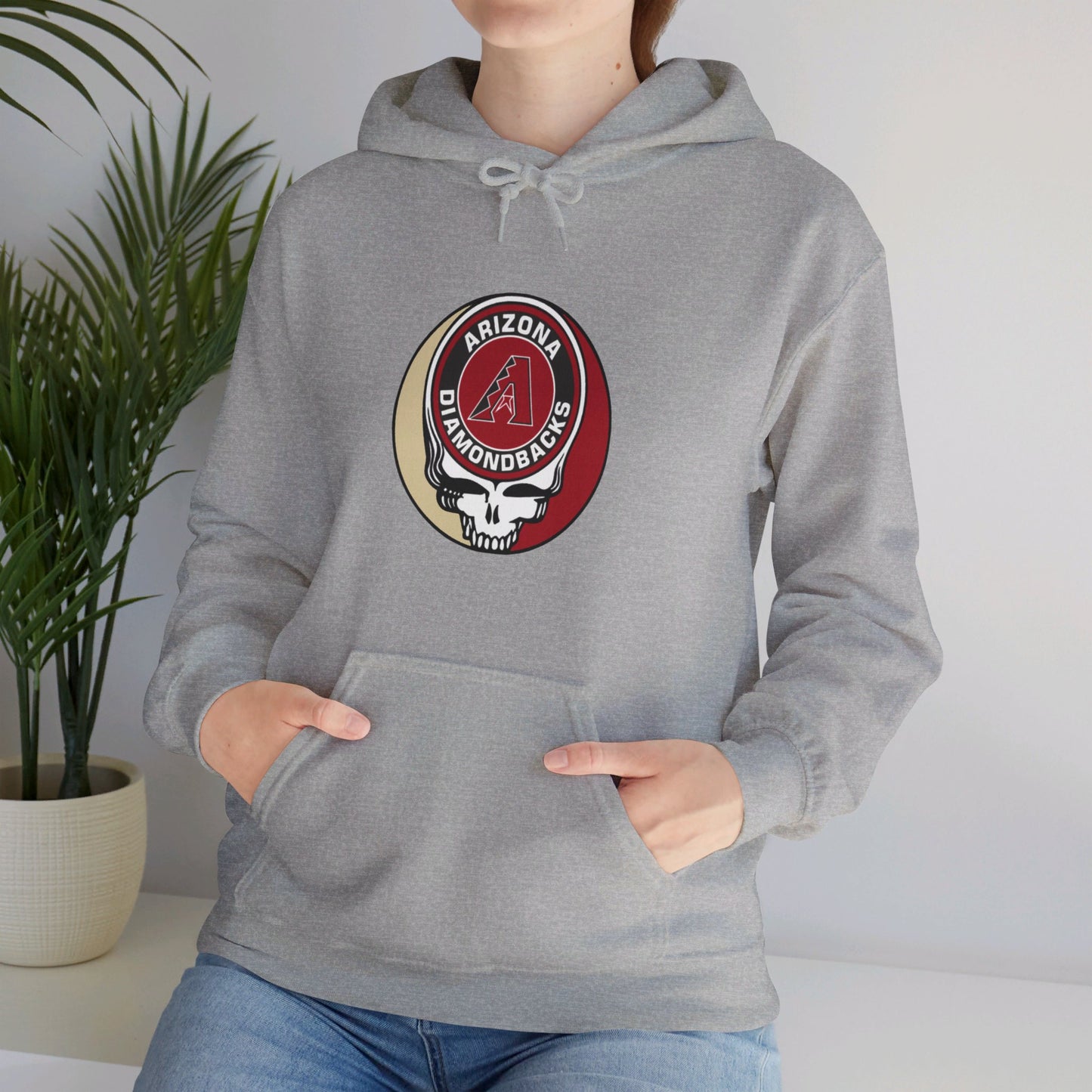 Arizona Diamondbacks Grateful Dead Unisex Heavy Blend Hoodie - Hooded Sweatshirt