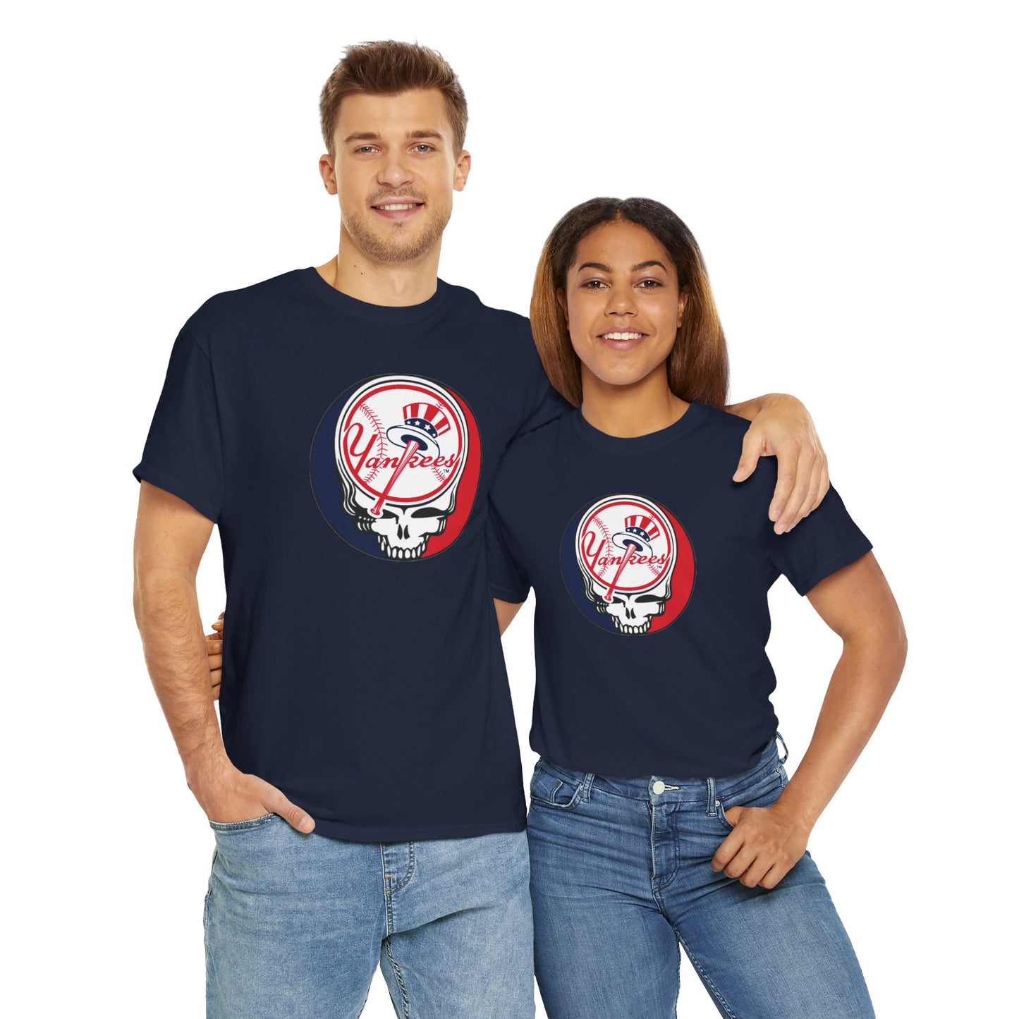 New York Yankees Grateful Dead Steal Your Face T-Shirt - MLB