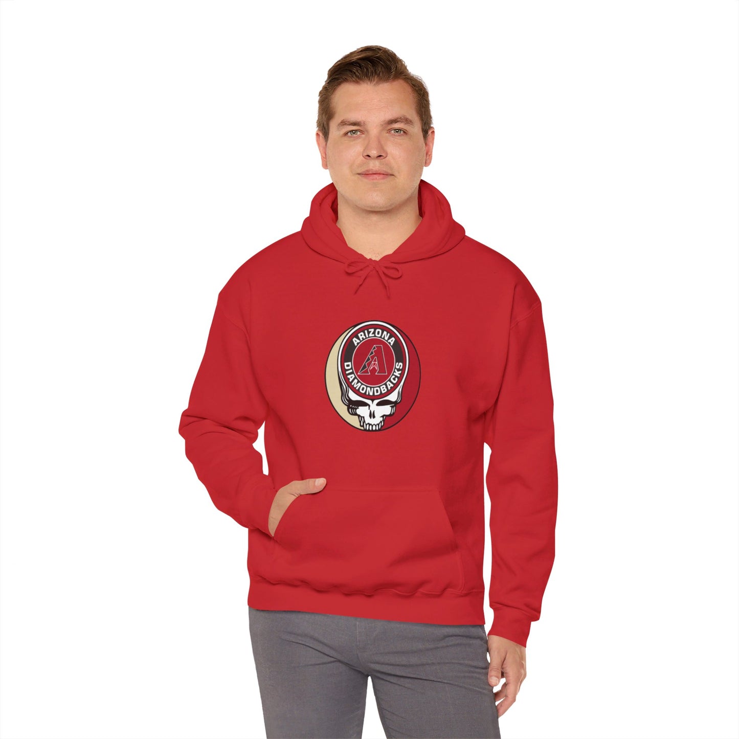 Arizona Diamondbacks Grateful Dead Unisex Heavy Blend Hoodie - Hooded Sweatshirt