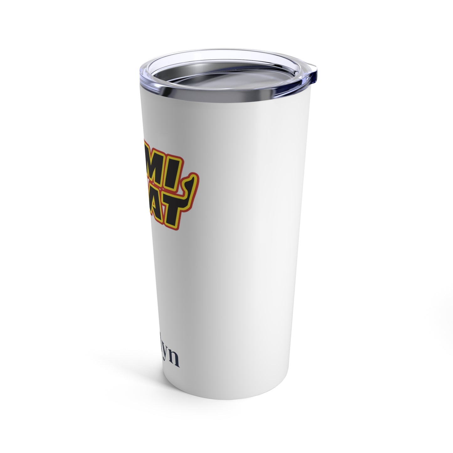 Personalized Miami Heat 20oz Travel Mug Tumbler
