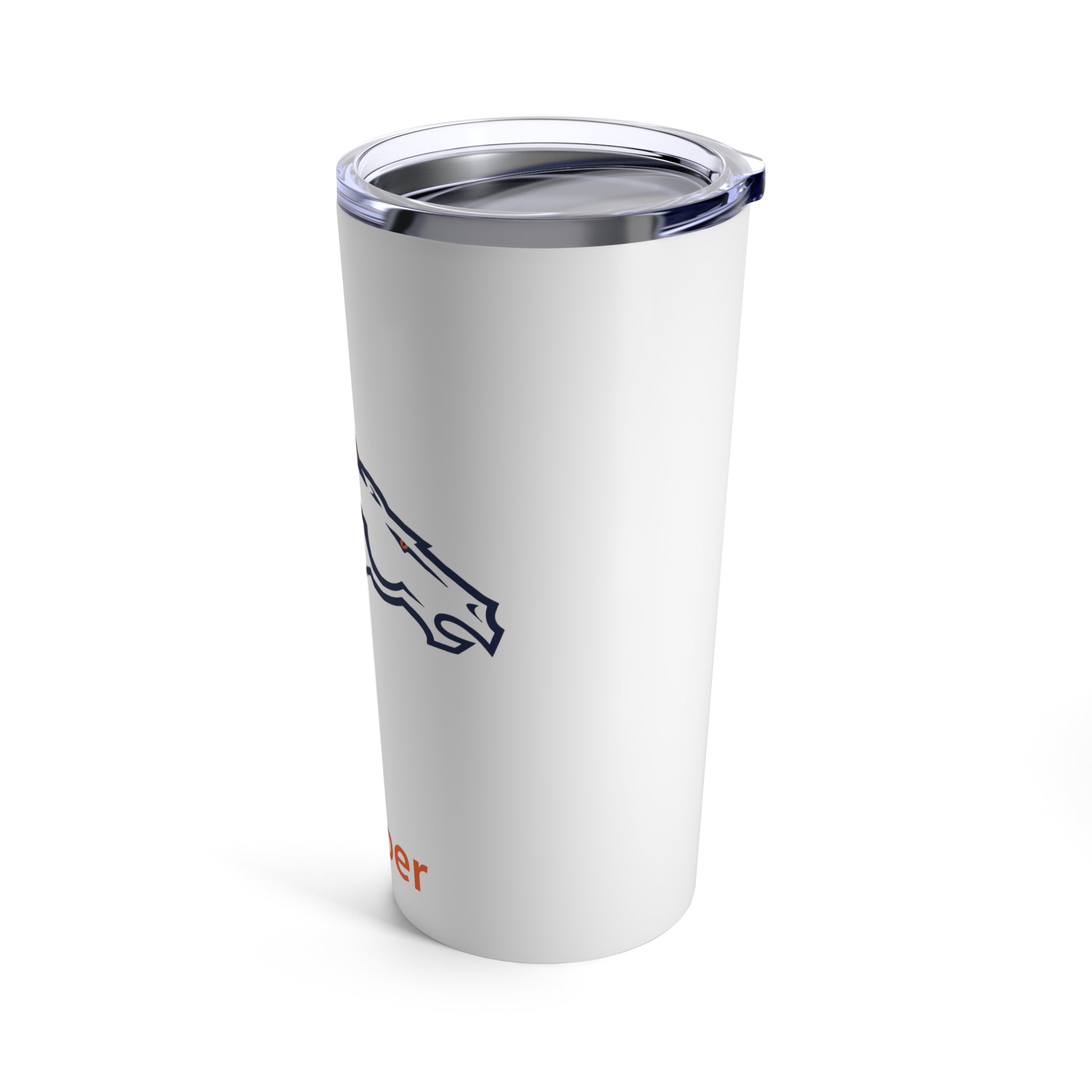 Personalized Denver Broncos 20oz Travel Mug / Tumbler + Vacuum-Insulated } Add