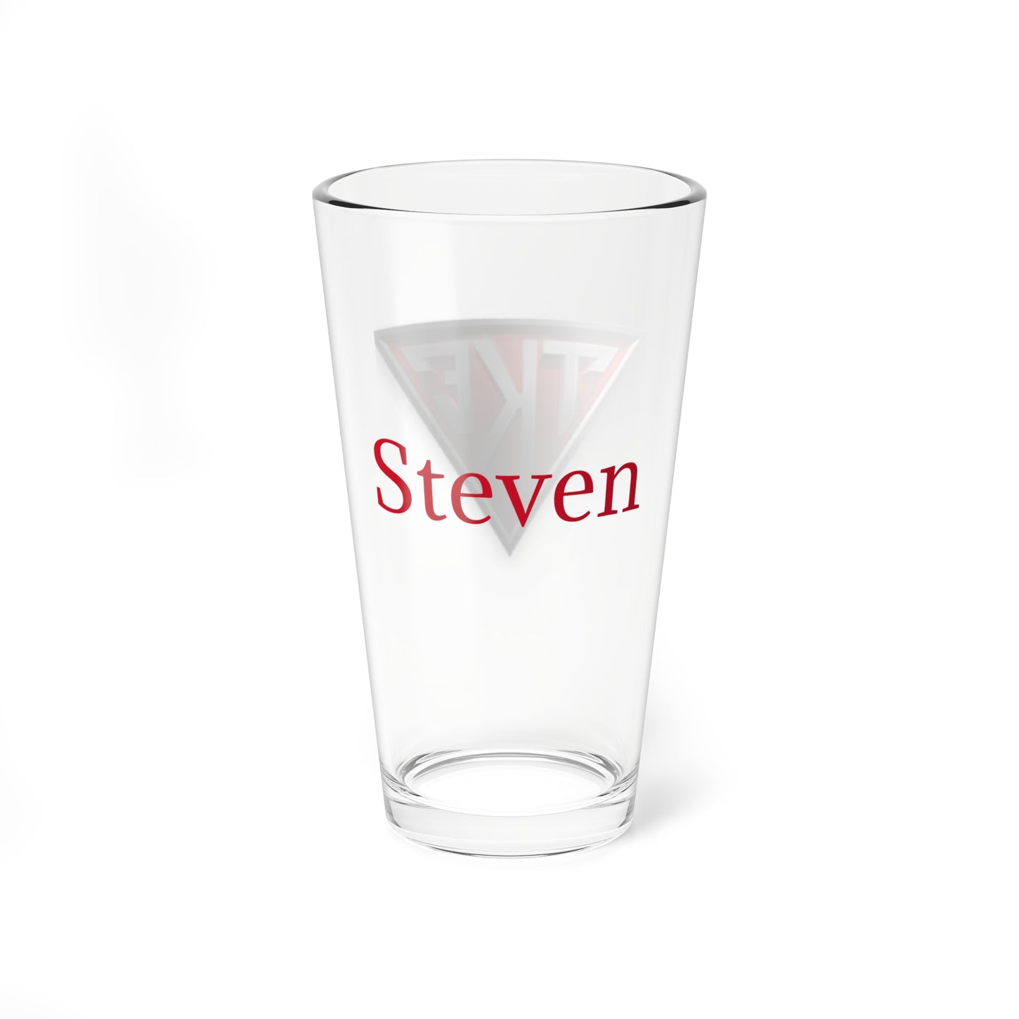 Personalized Tau Kappa Epsilon Fraternity Pint Glass - 16oz - TKE Drinking Glass