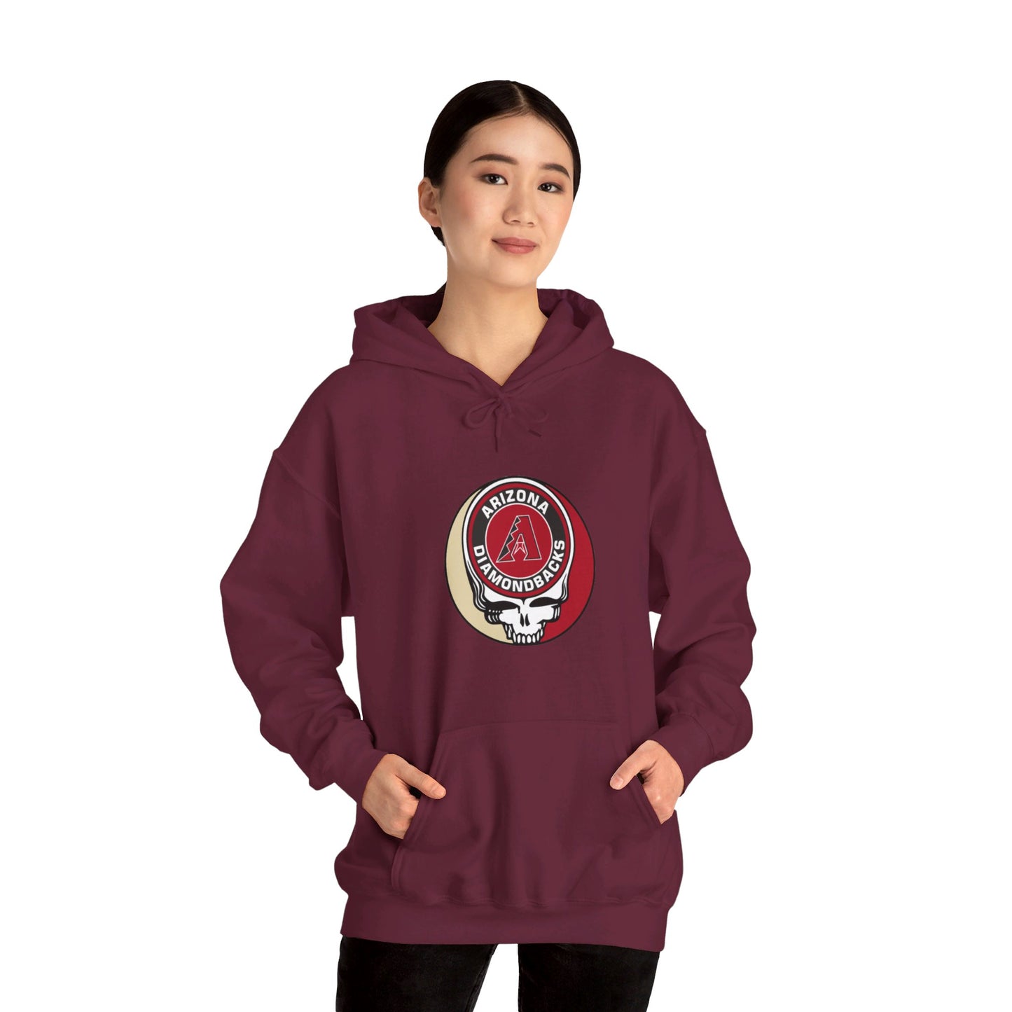 Arizona Diamondbacks Grateful Dead Unisex Heavy Blend Hoodie - Hooded Sweatshirt