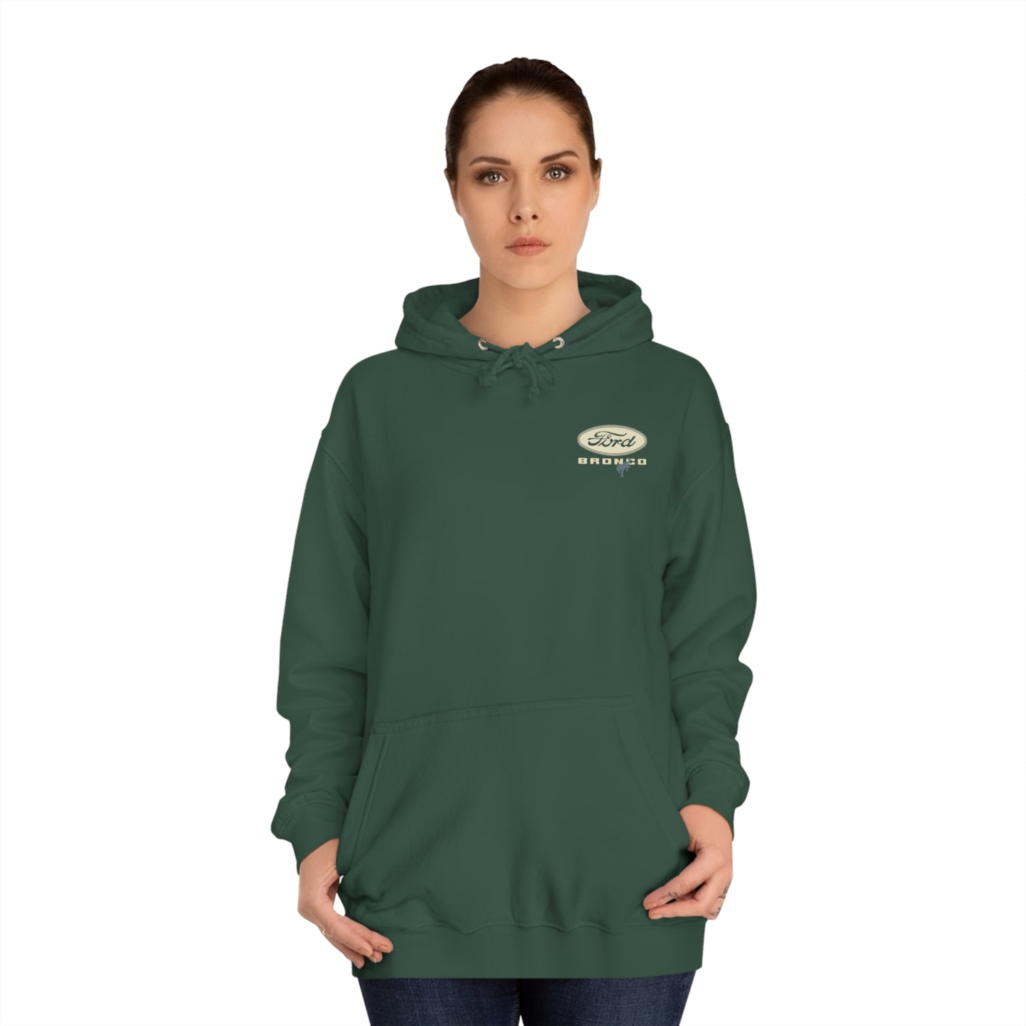 Ford Bronco Unisex College Hoodie - Classic Vintage