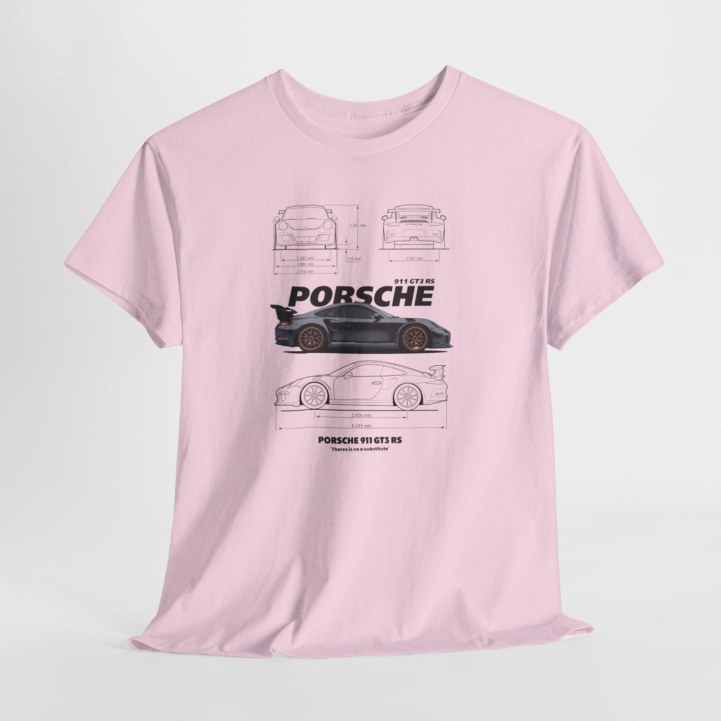 Porsche 911 GT3 RS Blueprint Collection Unisex Cotton Tee