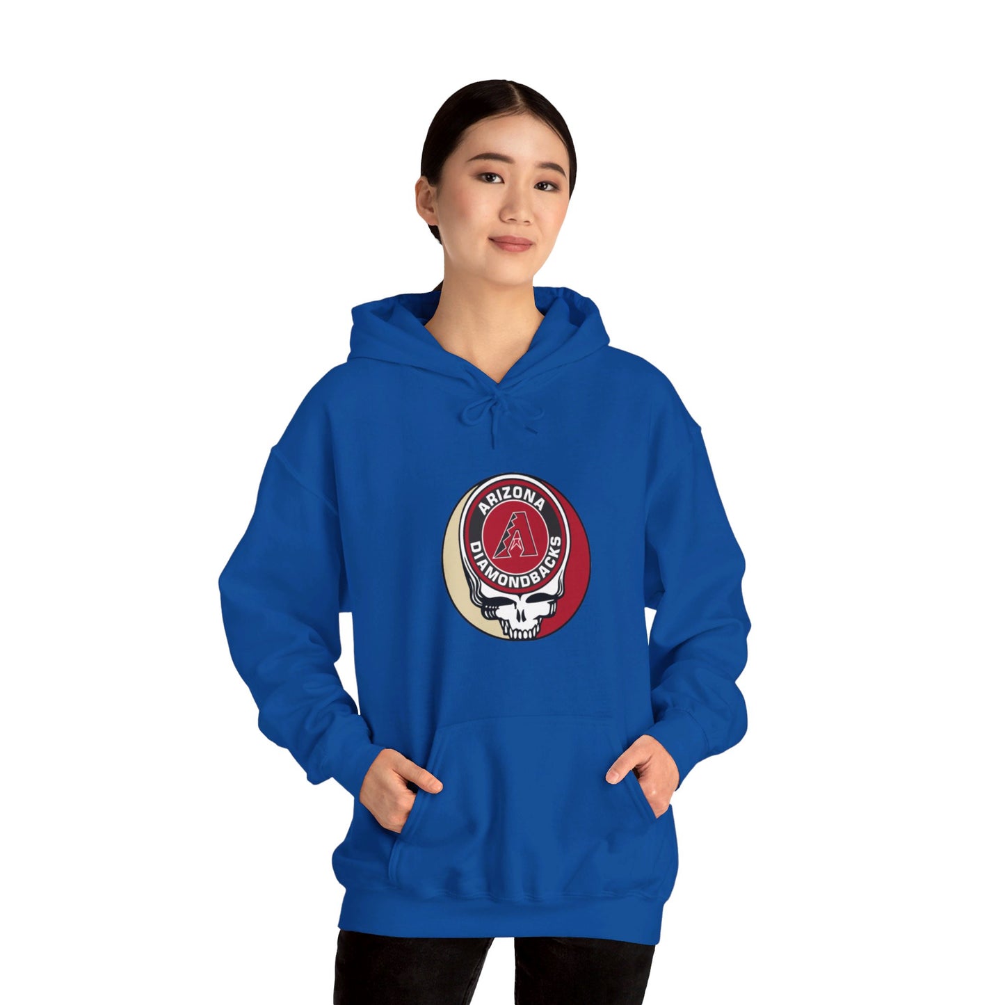 Arizona Diamondbacks Grateful Dead Unisex Heavy Blend Hoodie - Hooded Sweatshirt