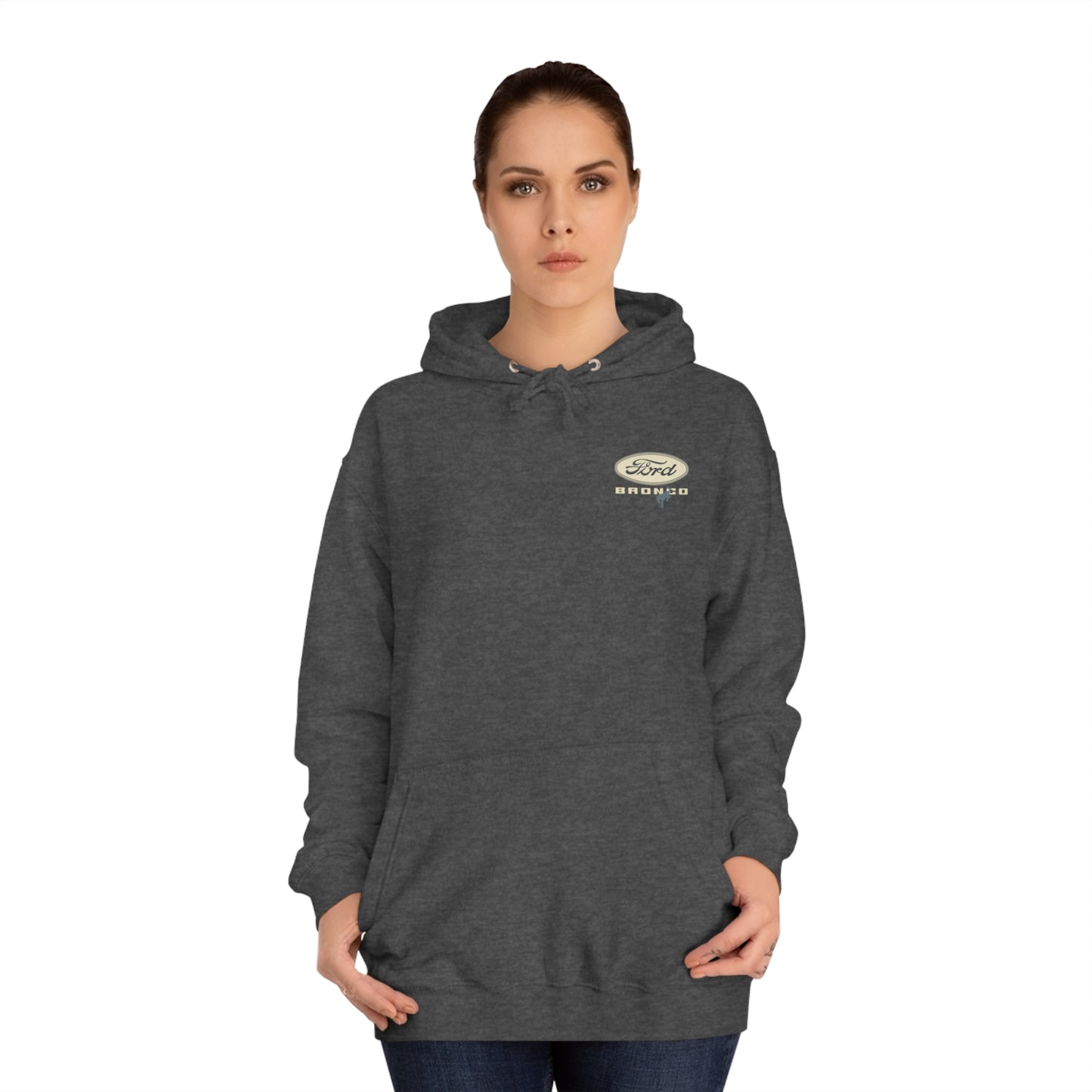 Ford Bronco Unisex College Hoodie - Classic Vintage