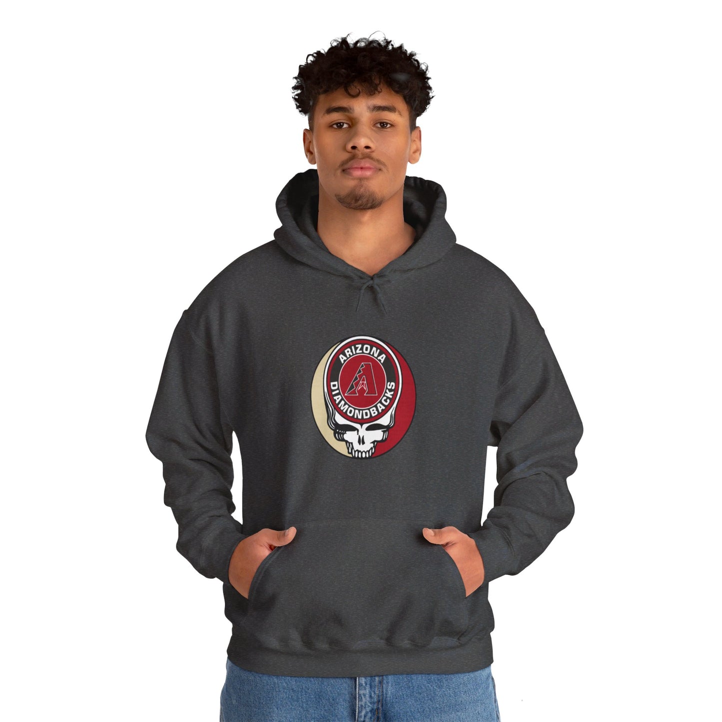 Arizona Diamondbacks Grateful Dead Unisex Heavy Blend Hoodie - Hooded Sweatshirt