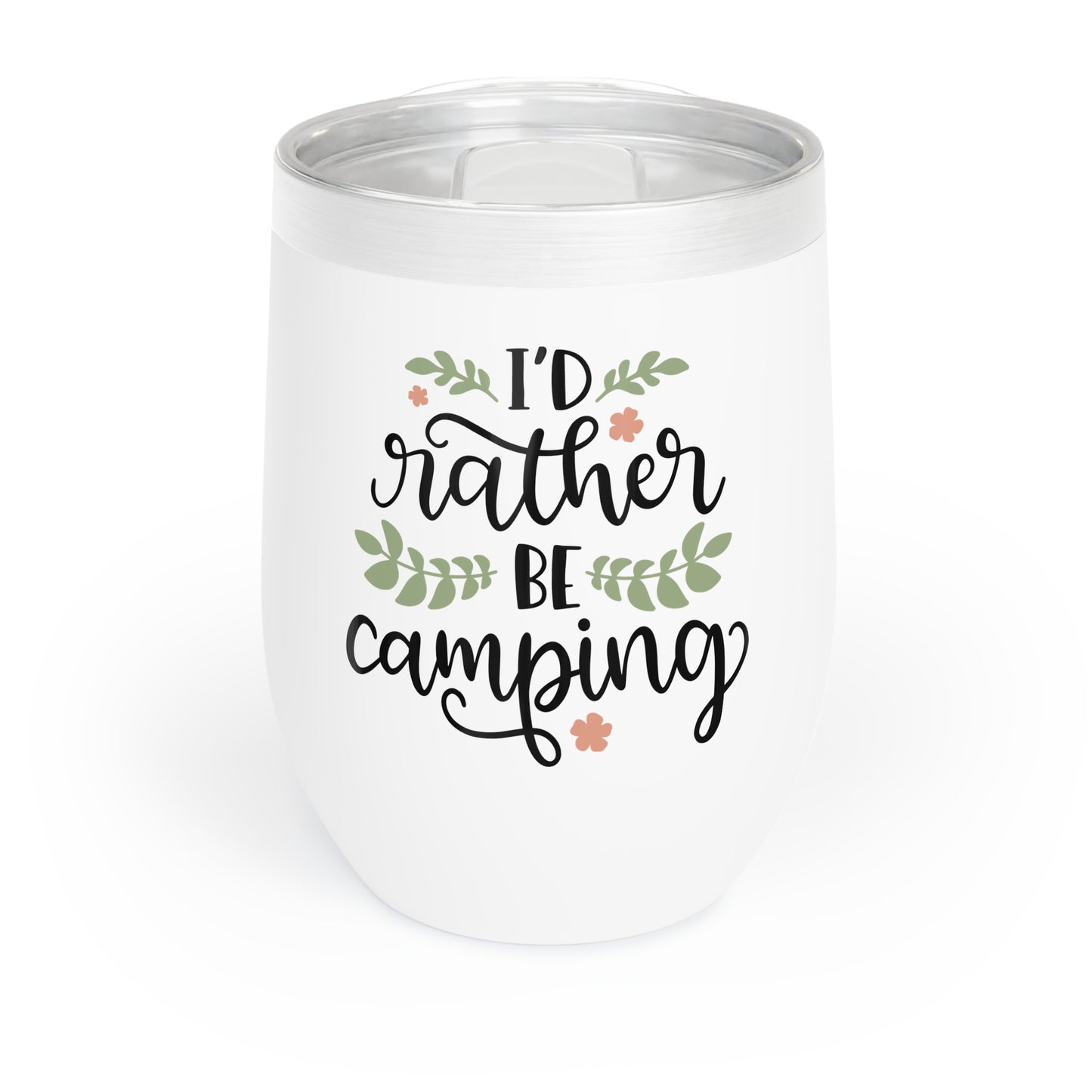 I'd Rather Be Camping 12oz Wine Tumbler