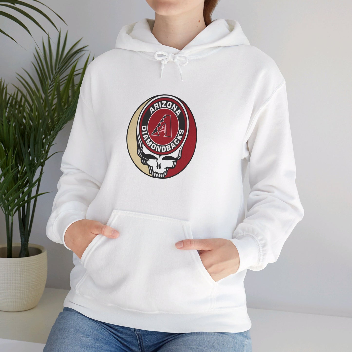 Arizona Diamondbacks Grateful Dead Unisex Heavy Blend Hoodie - Hooded Sweatshirt
