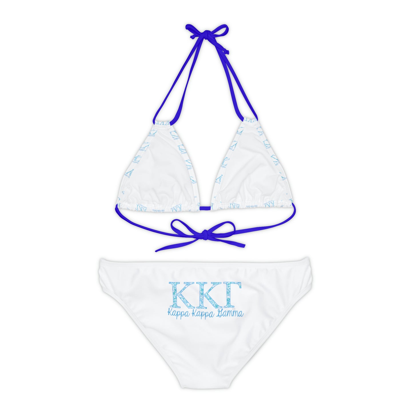 Kappa Kappa Gamma Sorority Strappy Bikini Set - Beach, Pool, Summer