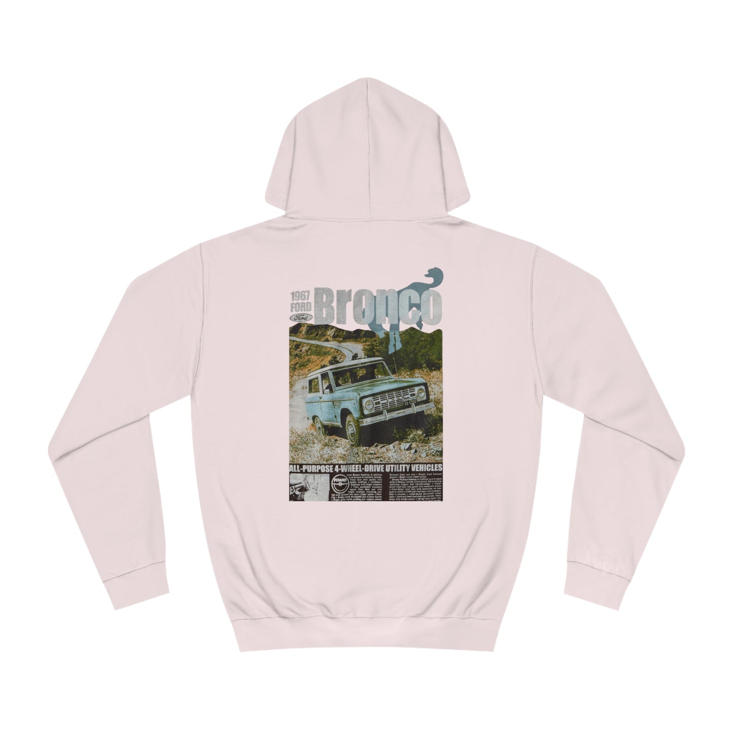 Ford Bronco Unisex College Hoodie - Classic Vintage
