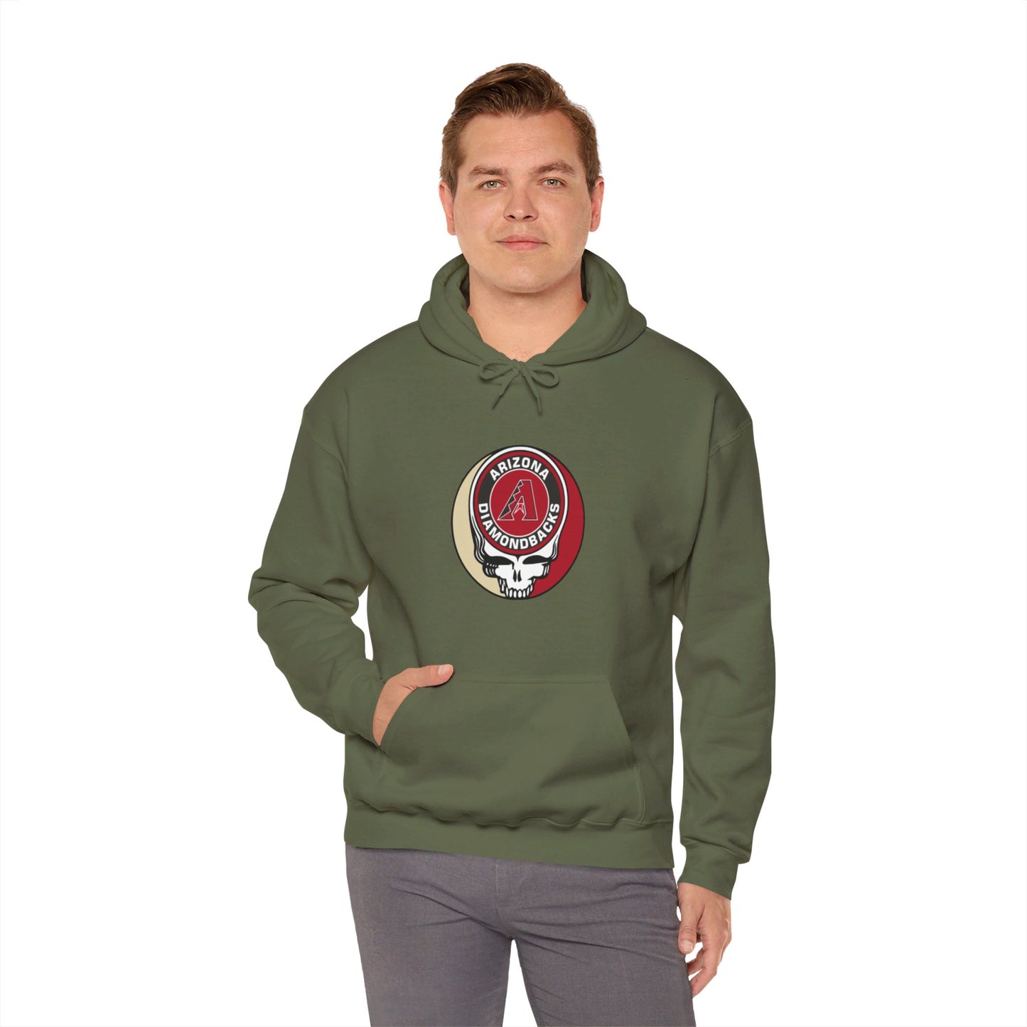 Arizona Diamondbacks Grateful Dead Unisex Heavy Blend Hoodie - Hooded Sweatshirt