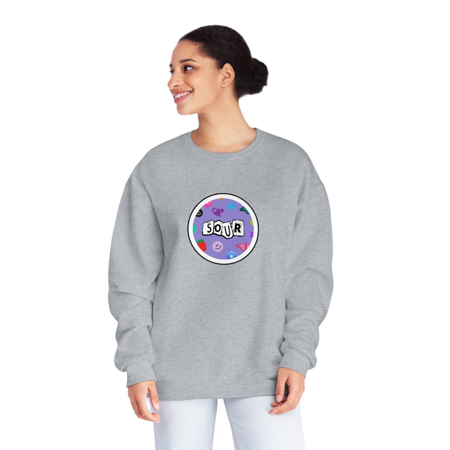 Olivia Rodrigo Sour - NuBlendĀ® Crewneck Sweatshirt