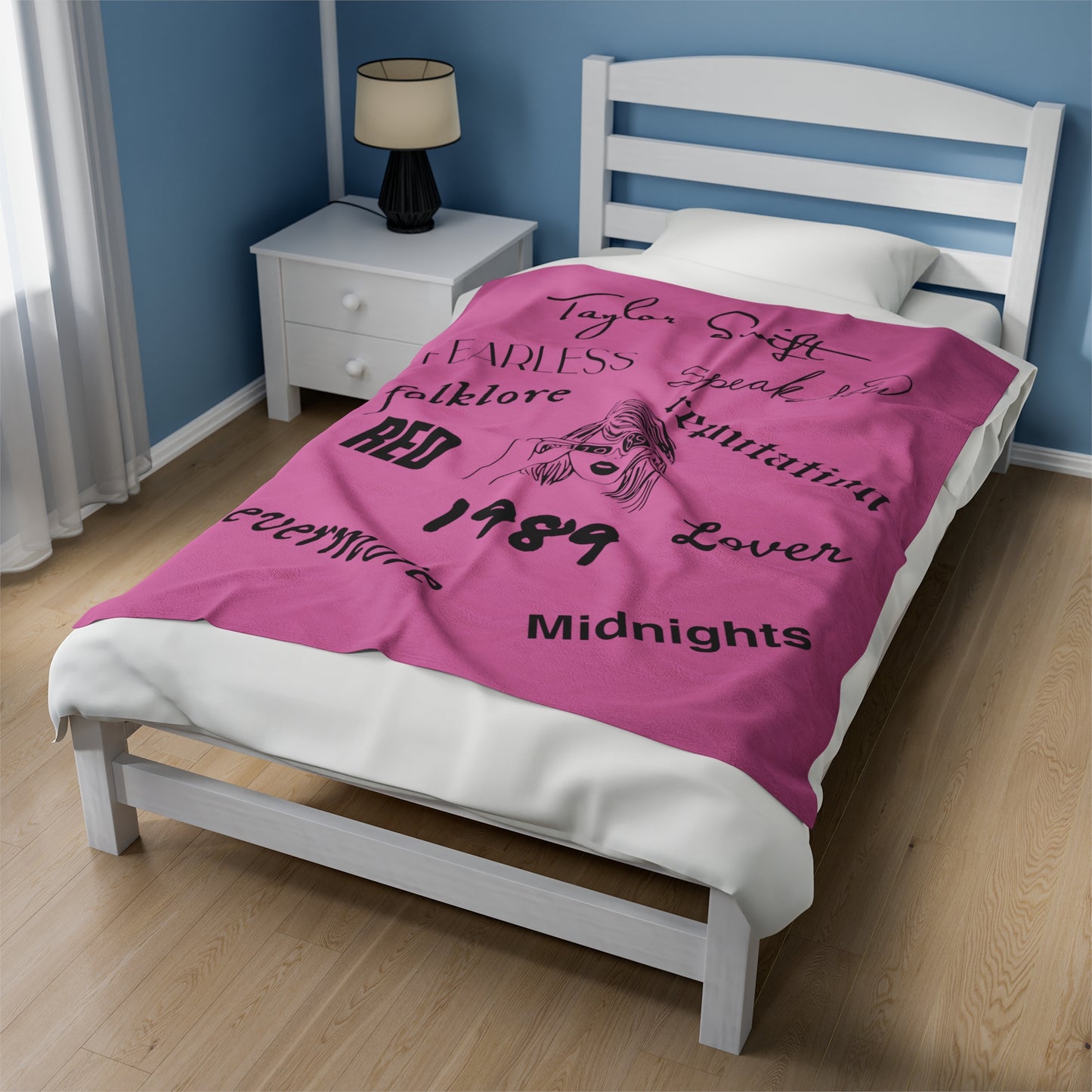 Taylor Swift Albums Velveteen Plush Blanket