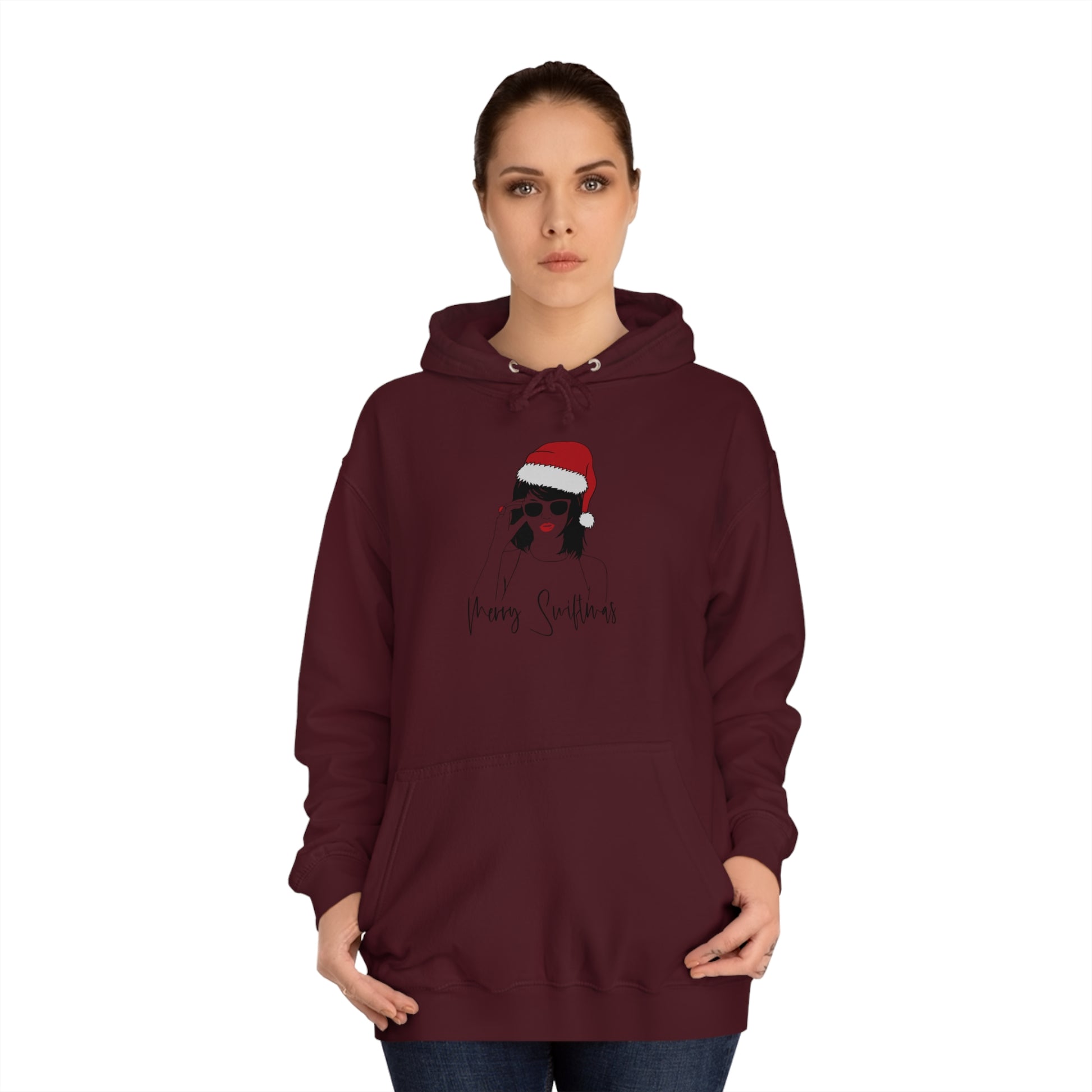 Taylor Swift Santa Merry Christmas Hoodie -