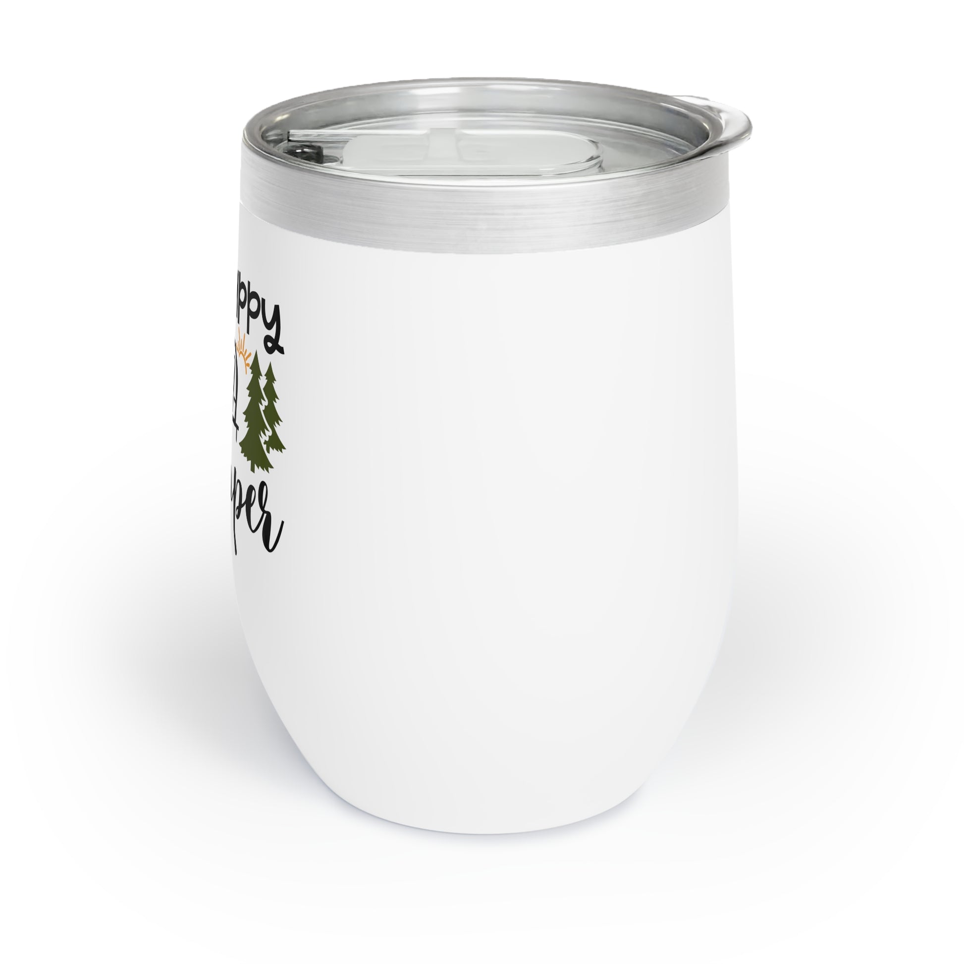 Happy Camper 12oz Wine Tumbler