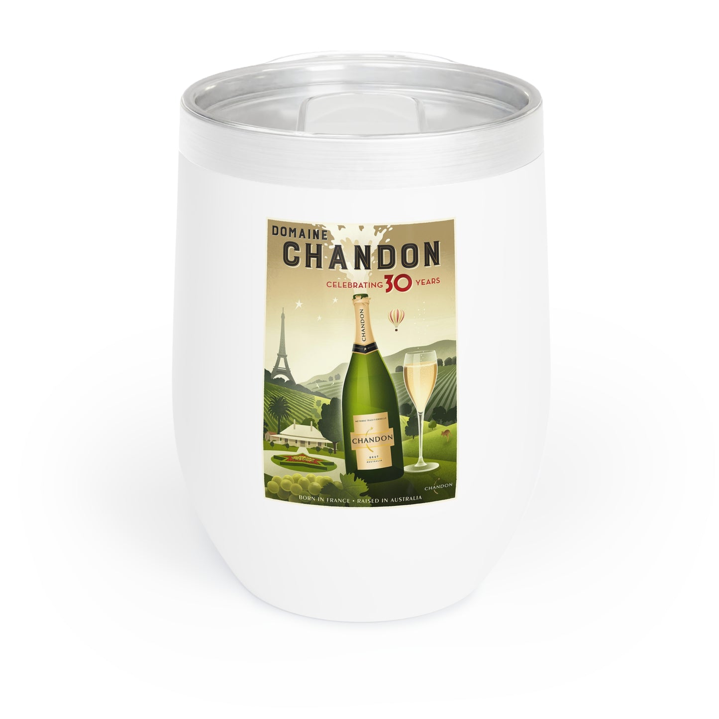 Domaine Chandon Vintage Wine Art Tumbler