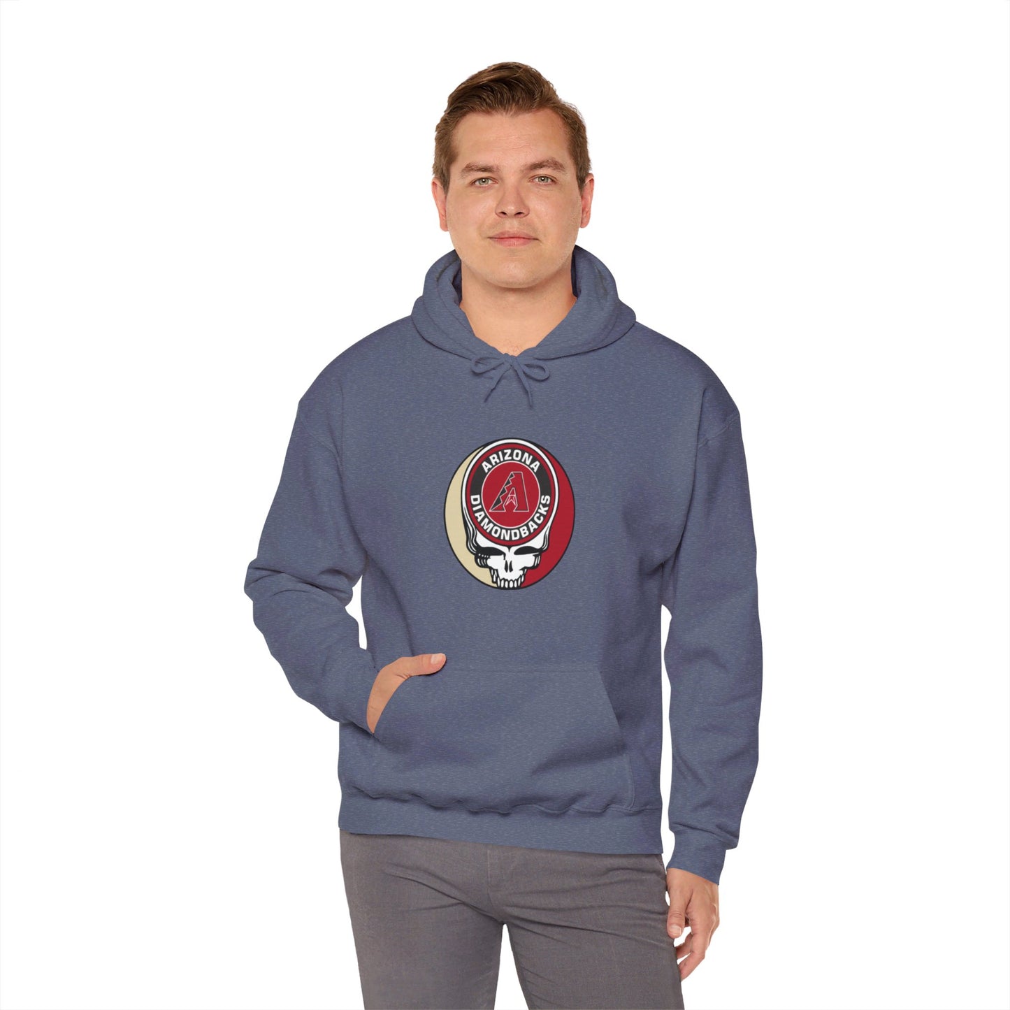 Arizona Diamondbacks Grateful Dead Unisex Heavy Blend Hoodie - Hooded Sweatshirt