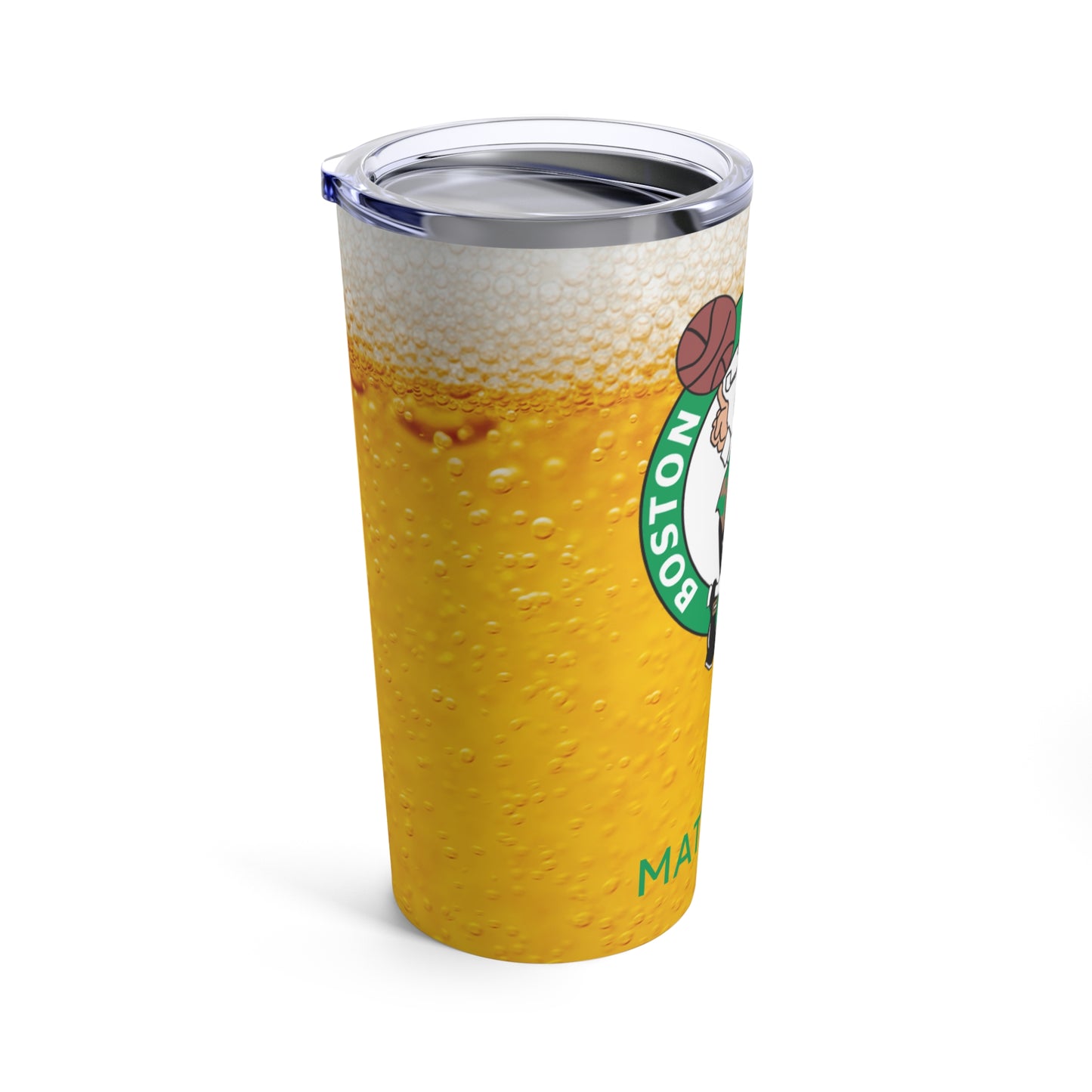 Personalized Boston Celtics 20oz Travel Mug Tumbler