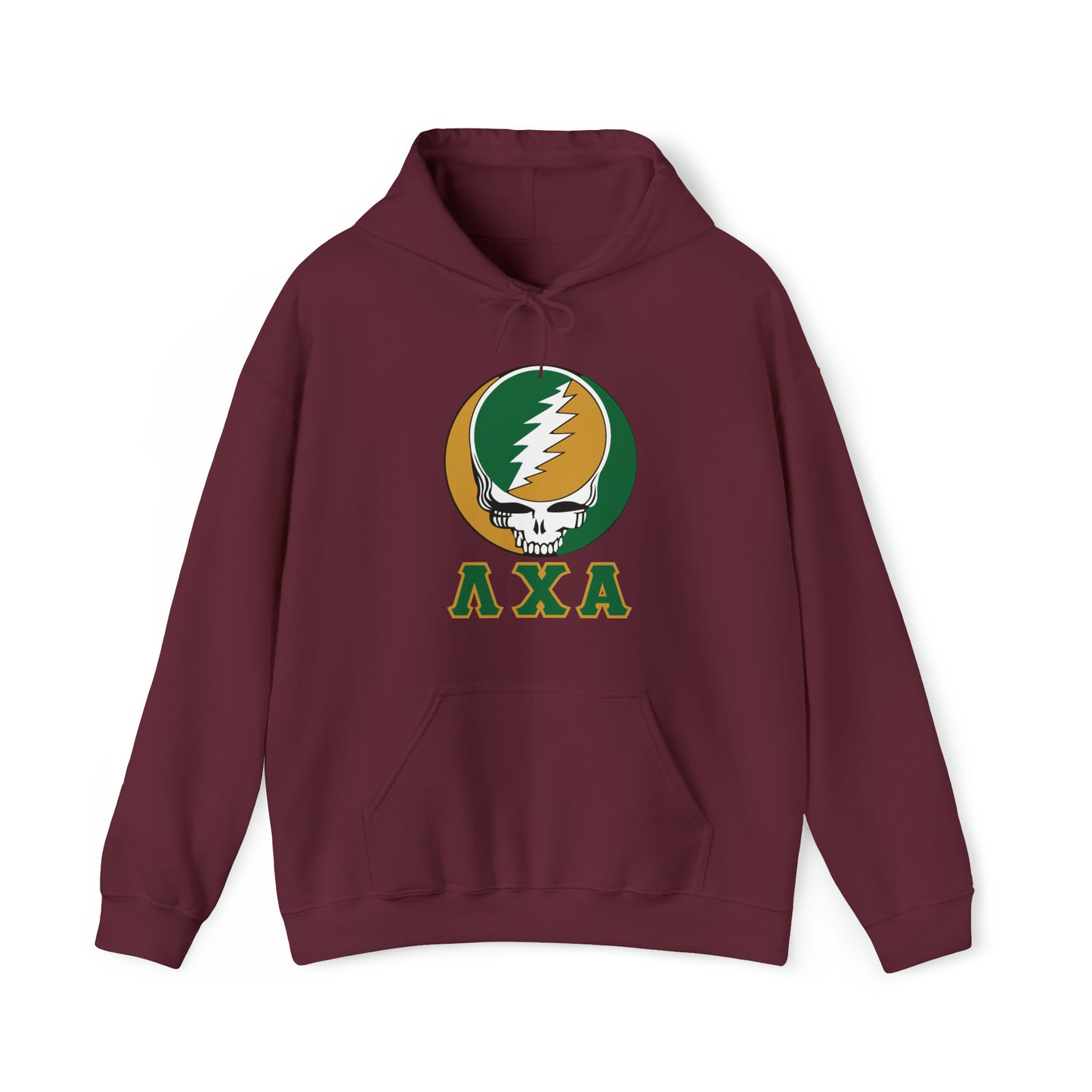 Lambda Chi Alpha Grateful Dead Unisex Heavy Blend Hoodie - Hooded Sweatshirt