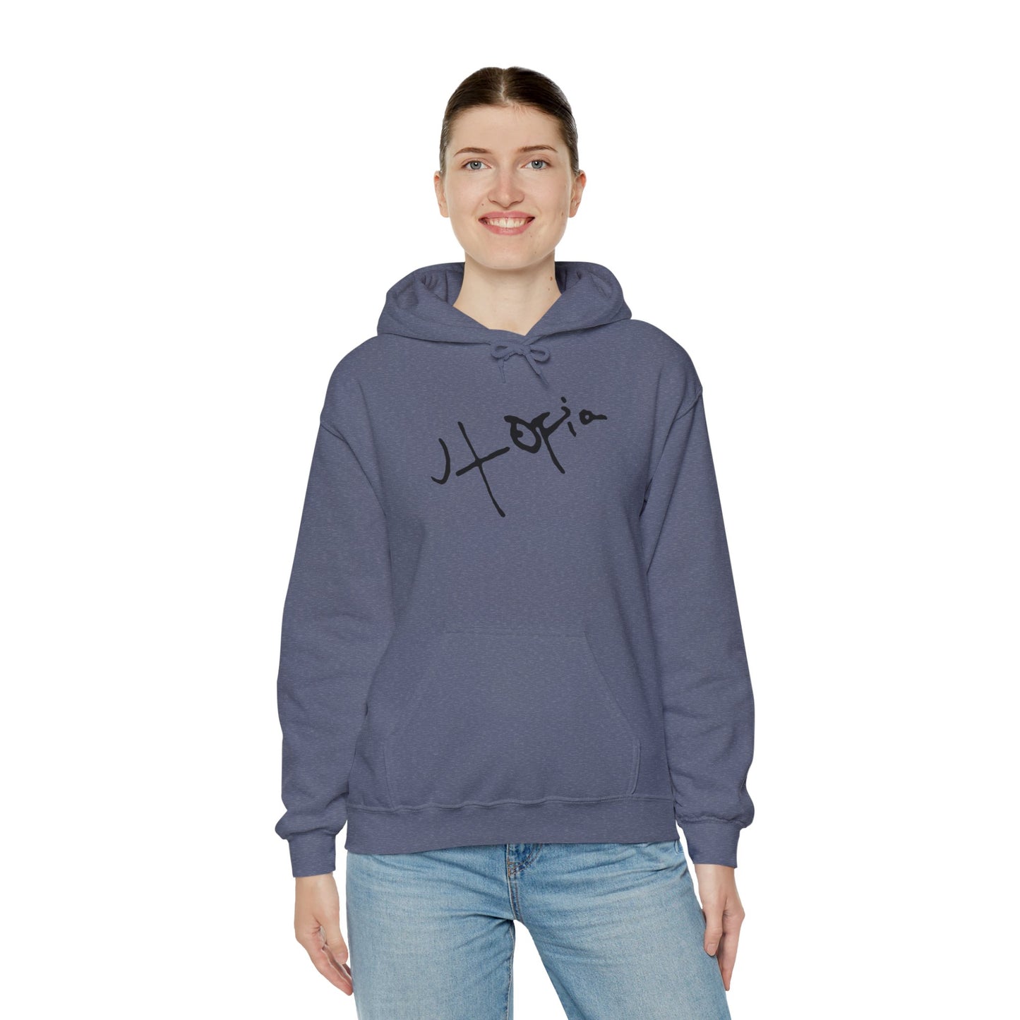 Personalized Travis Scott Utopia Unisex Heavy Blend Hoodie - Hooded Sweatshirt - Add A Name On The Back For Free!