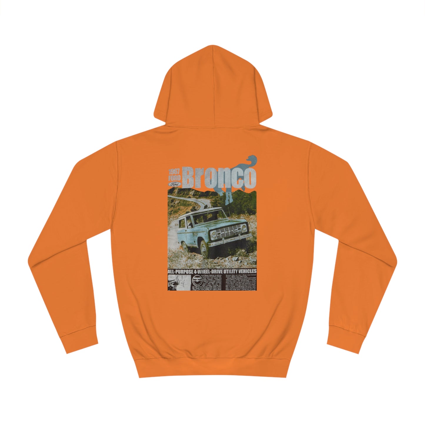 Ford Bronco Unisex College Hoodie - Classic Vintage