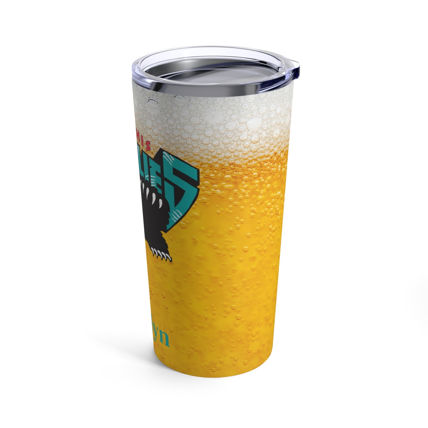 Personalized Memphis Grizzlies 20oz Travel Mug / Tumbler + Vacuum-Insulated } Add