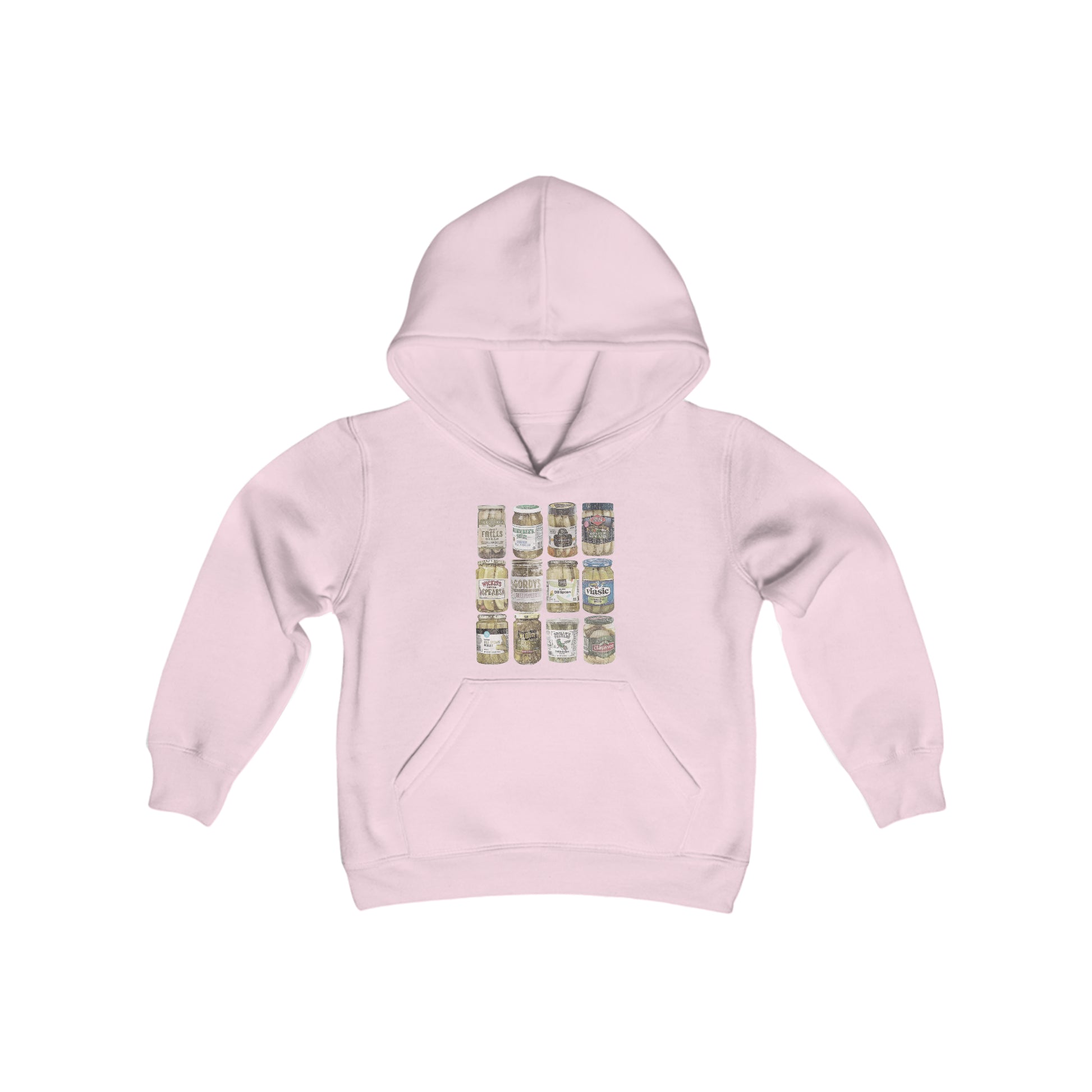 Personalized Pickles Youth Heavy Blend Hooded Sweatshirt - TikTok Trend - Add