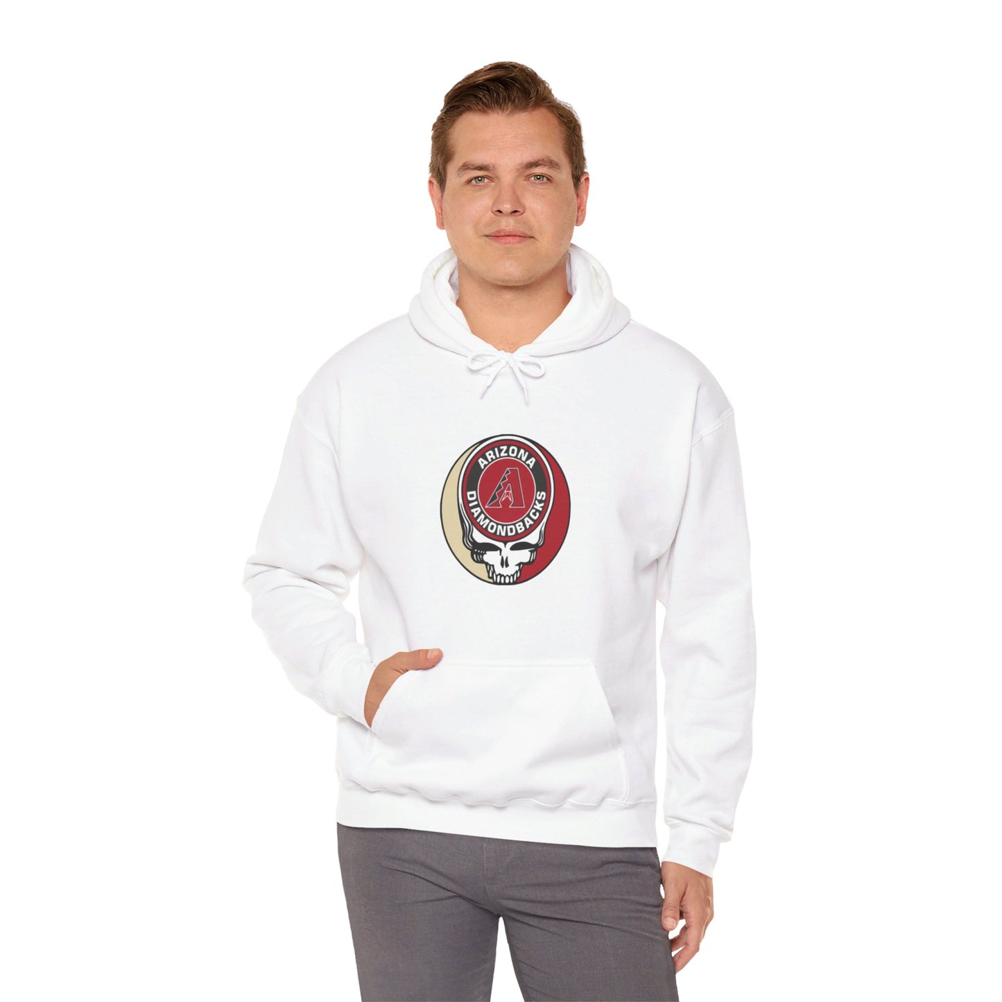 Arizona Diamondbacks Grateful Dead Unisex Heavy Blend Hoodie - Hooded Sweatshirt