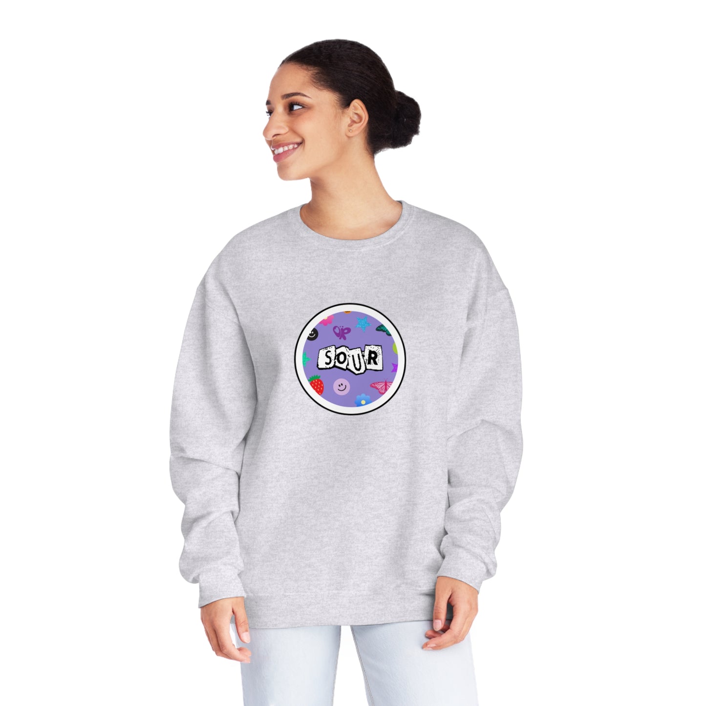 Olivia Rodrigo Sour - NuBlendĀ® Crewneck Sweatshirt